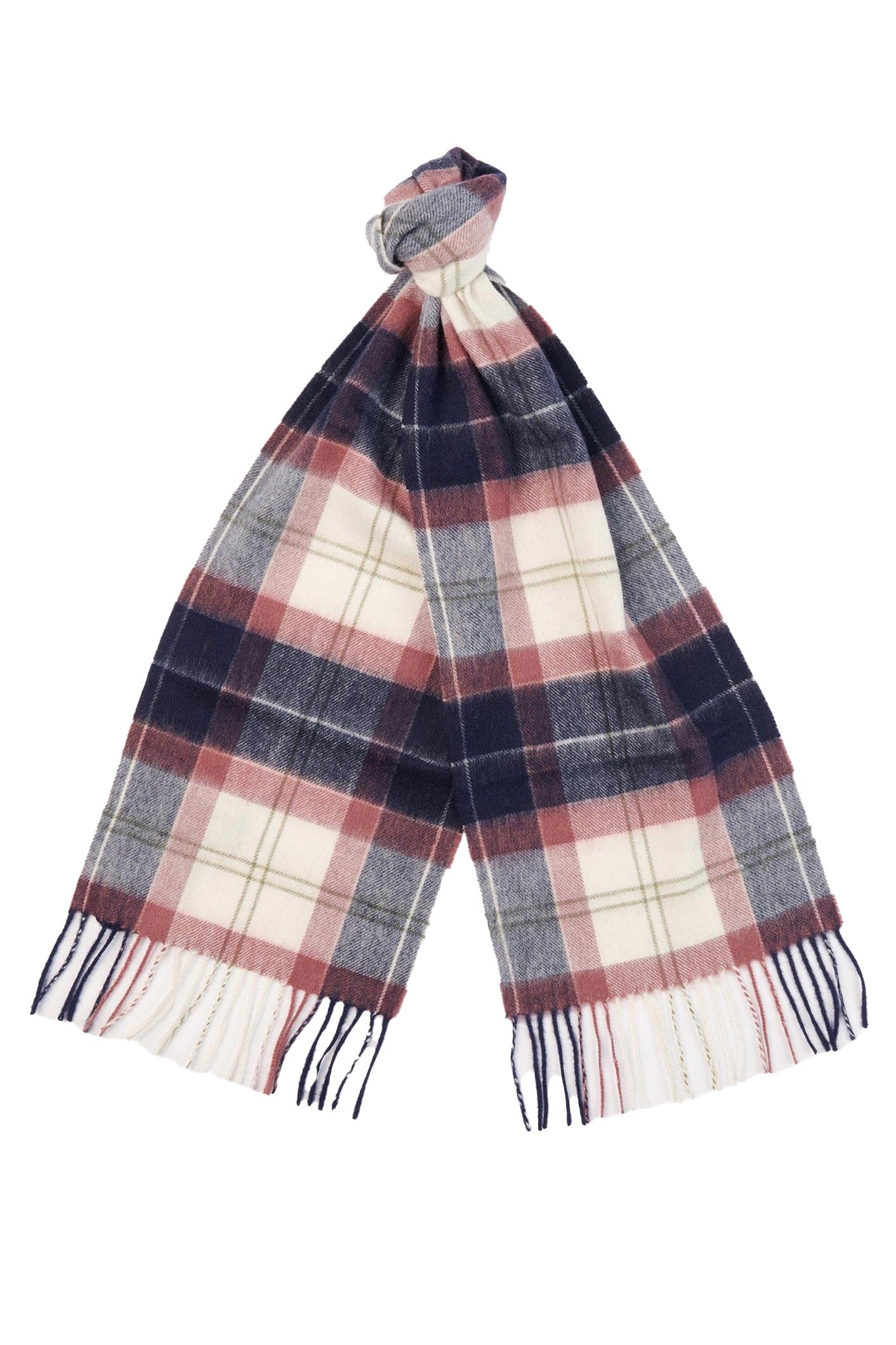 Tartan Scarf - Midnight Berry
