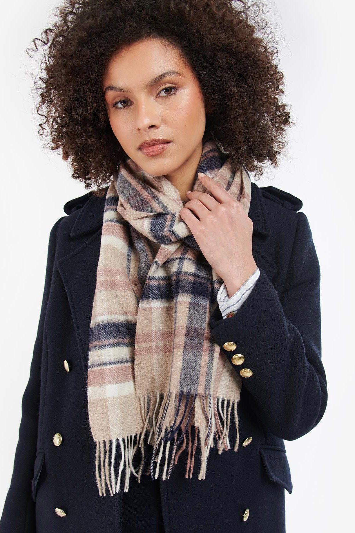 Tartan Scarf - Rosewood - Image 2