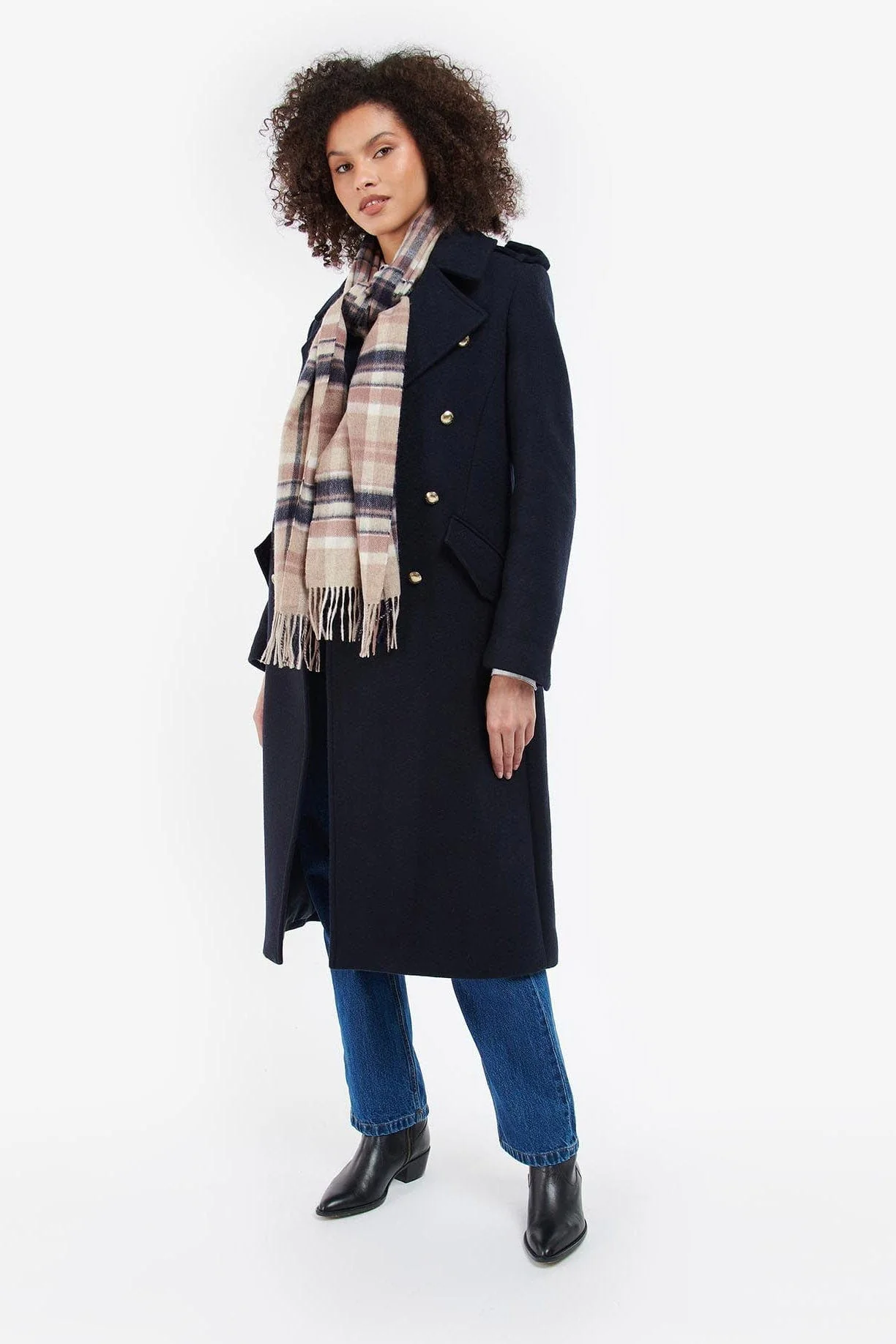 Tartan Scarf - Rosewood - Image 3