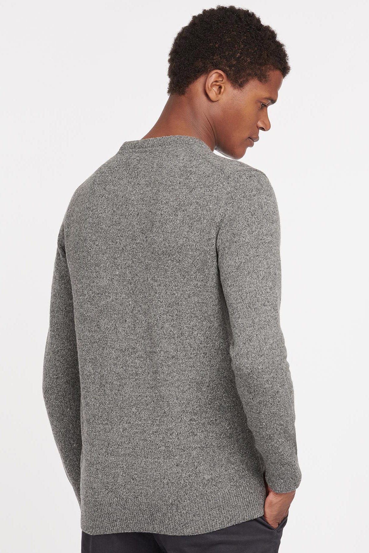 Tisbury Crew Neck Jumper - Grey - Image 3