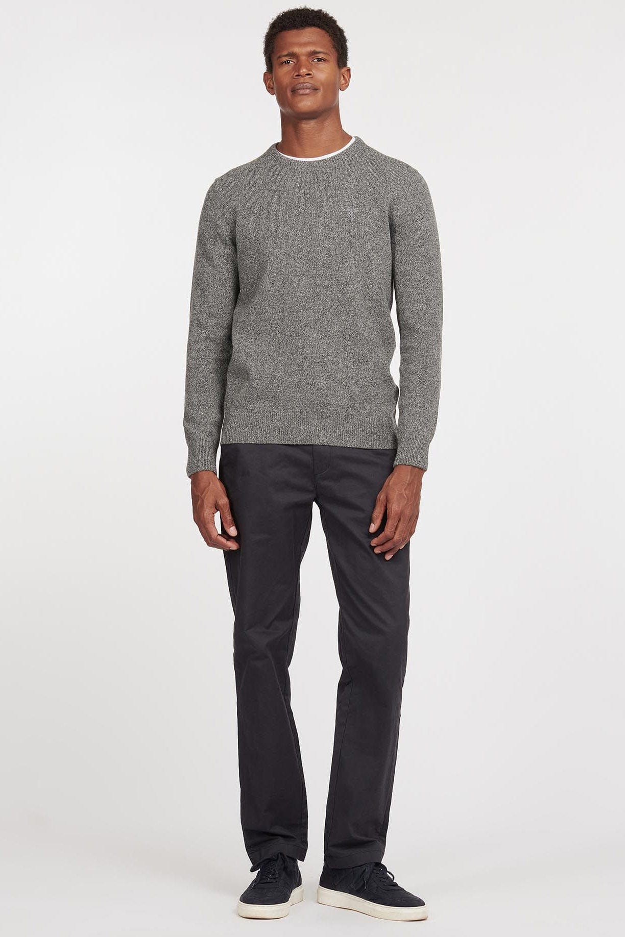 Tisbury Crew Neck Jumper - Grey - Image 4