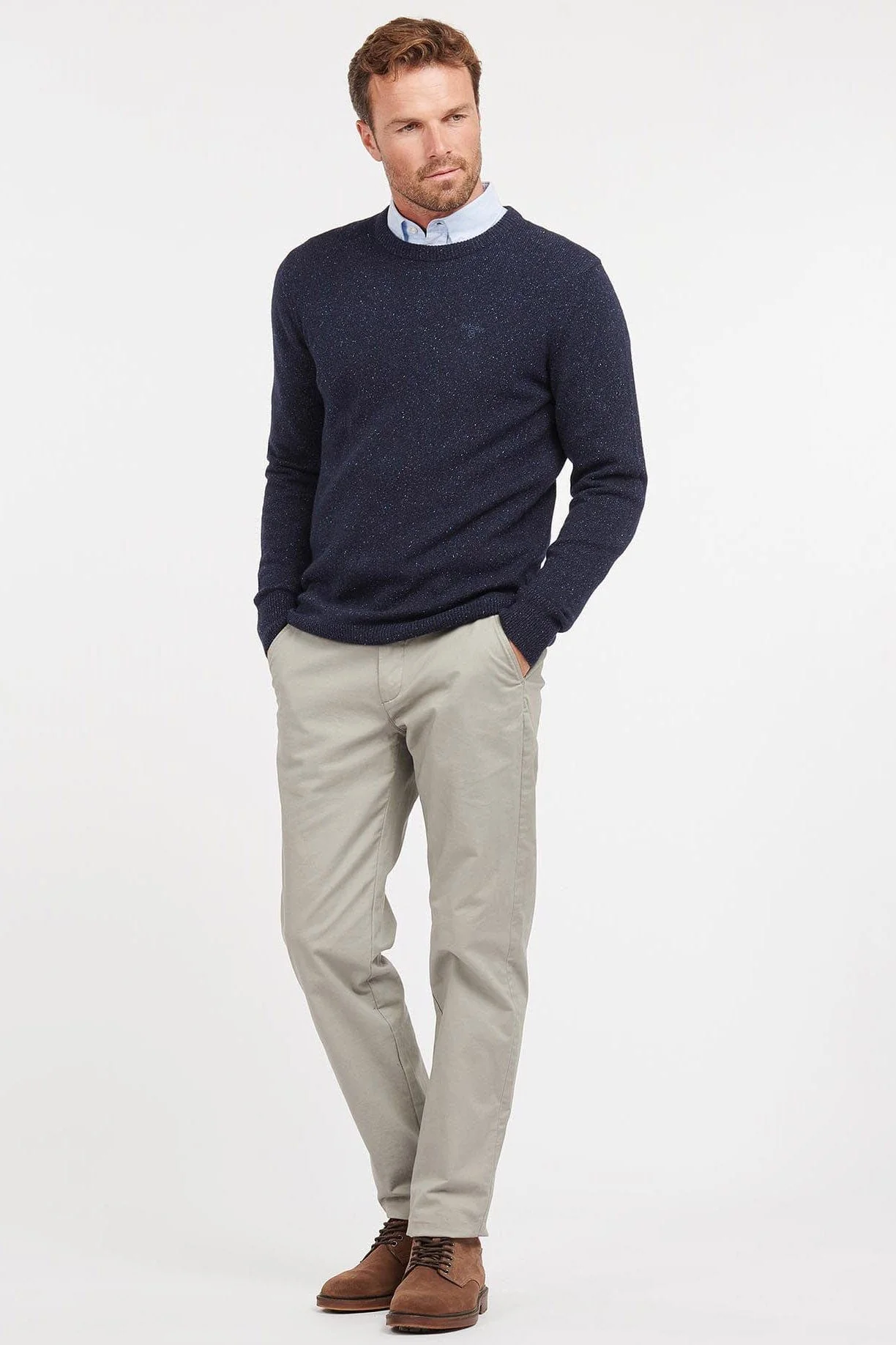 Tisbury Crew Neck Jumper - Navy - Image 4