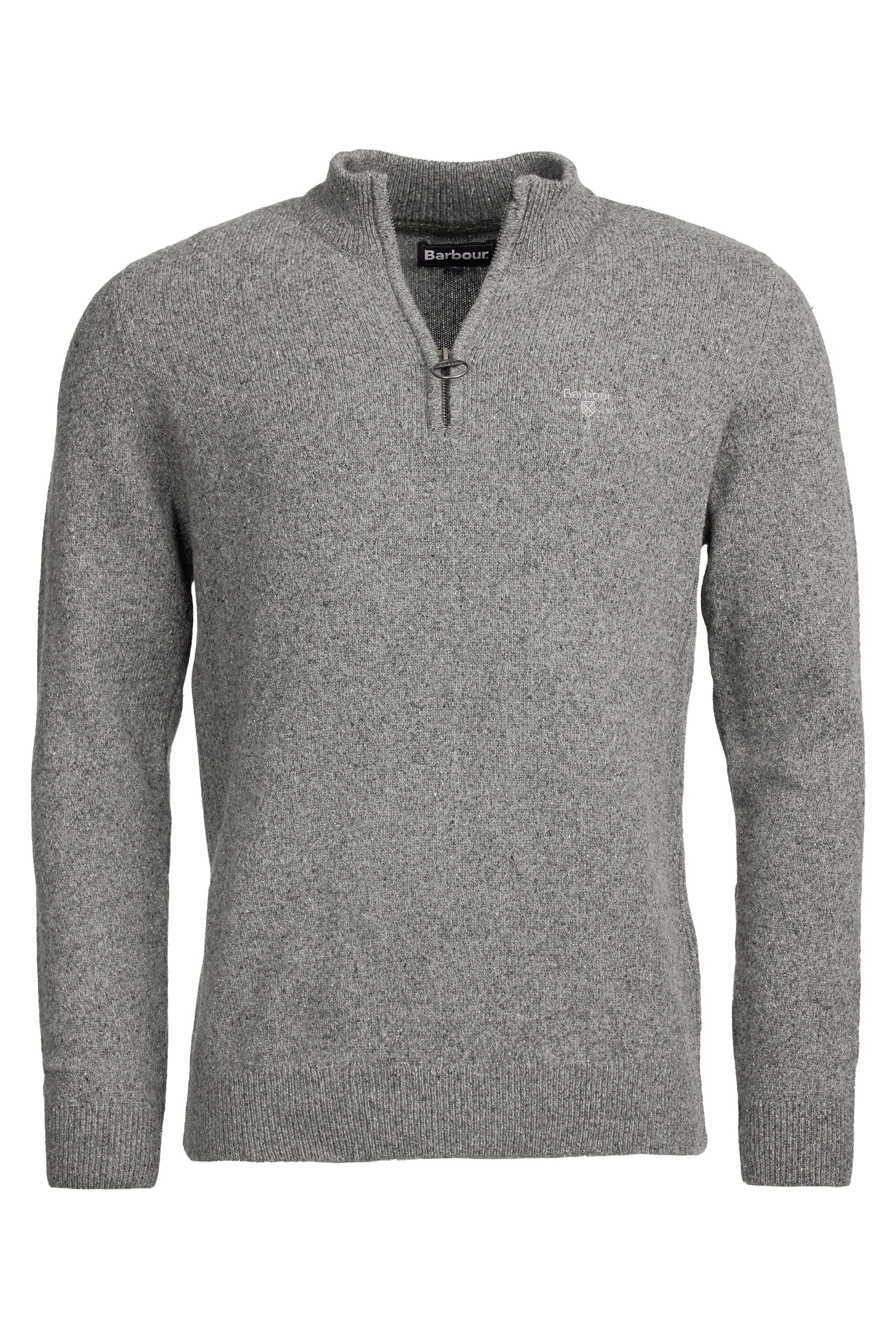 Tisbury Half Zip Knitted Jumper - Grey