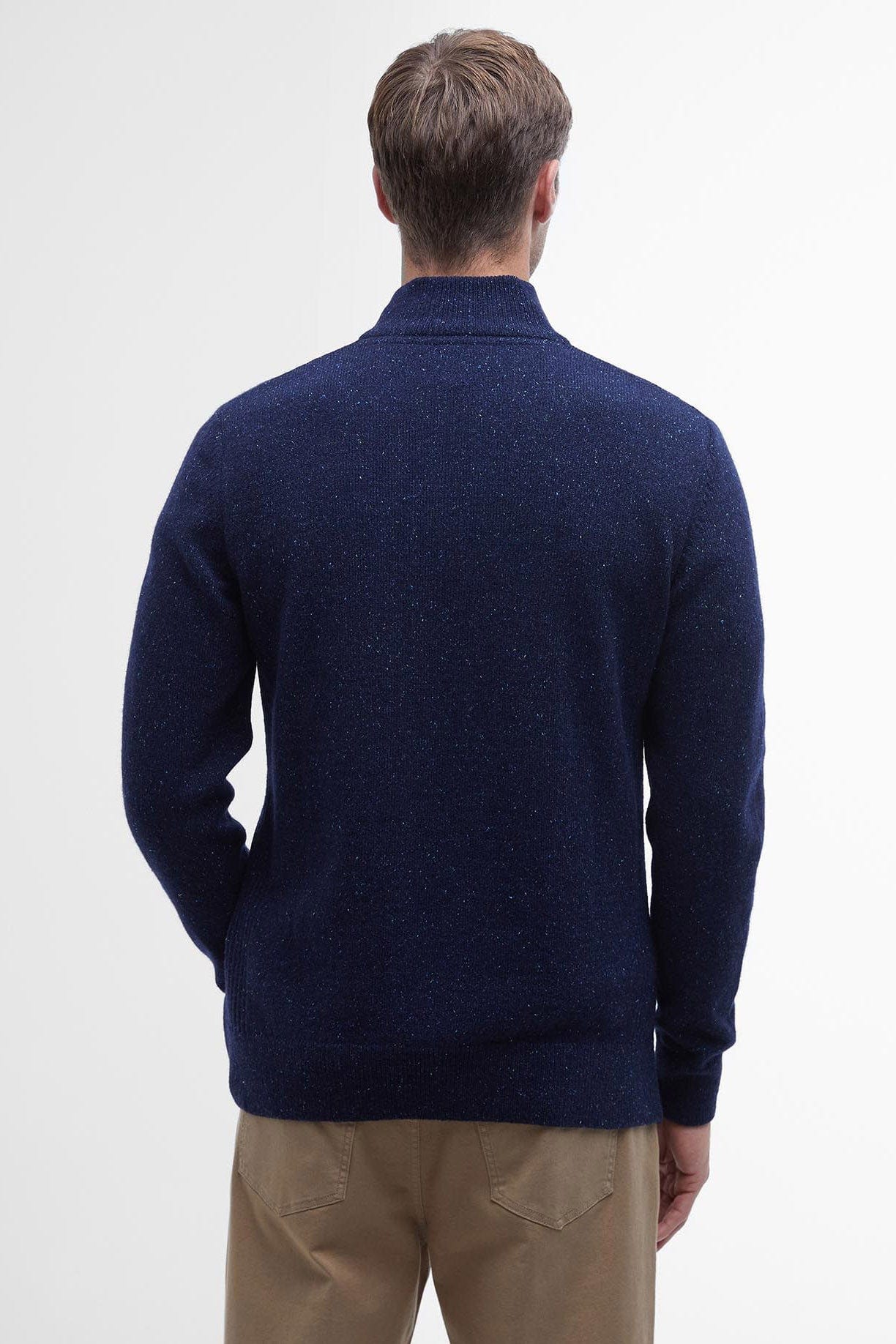 Tisbury Half Zip Knitted Jumper - Navy - Image 3