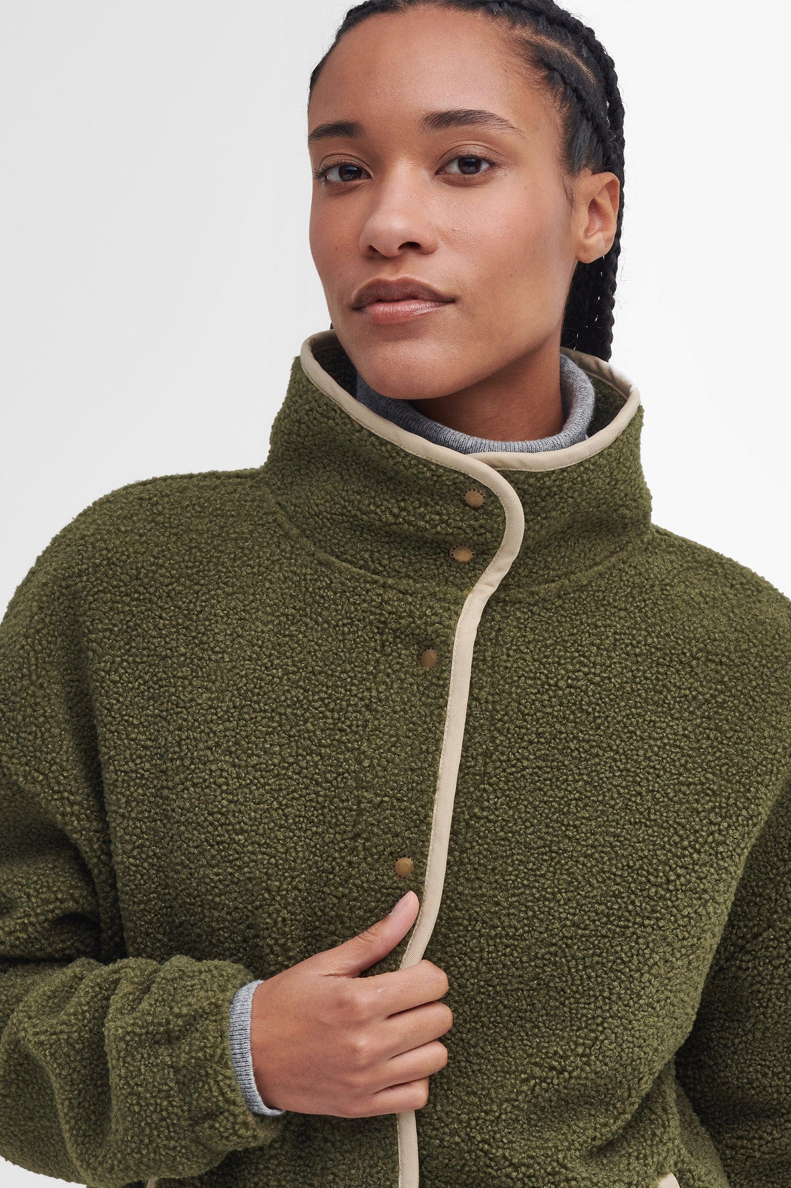 Violetta Fleece - Dark Moss - Image 8