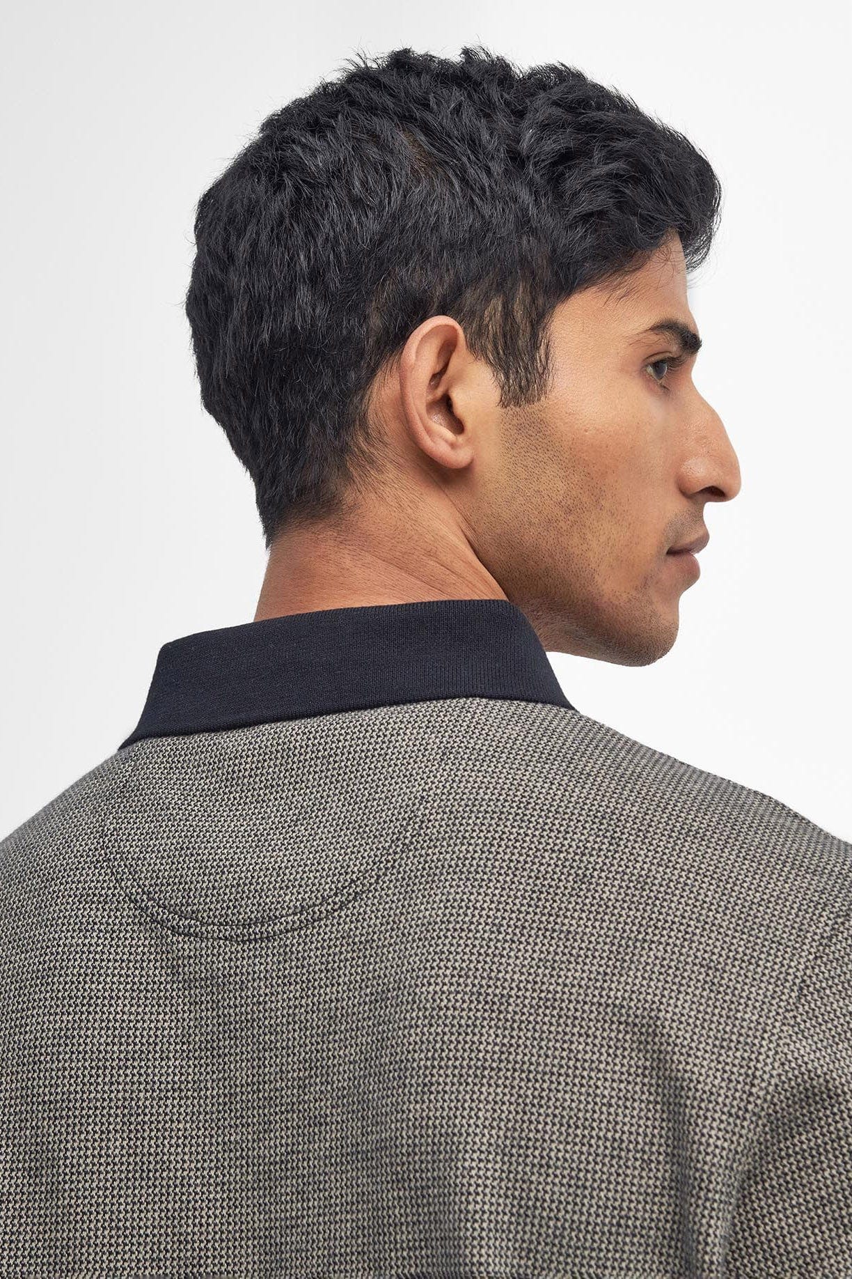 Walkford Long Sleeve Tailored Polo Shirt - Black - Image 5