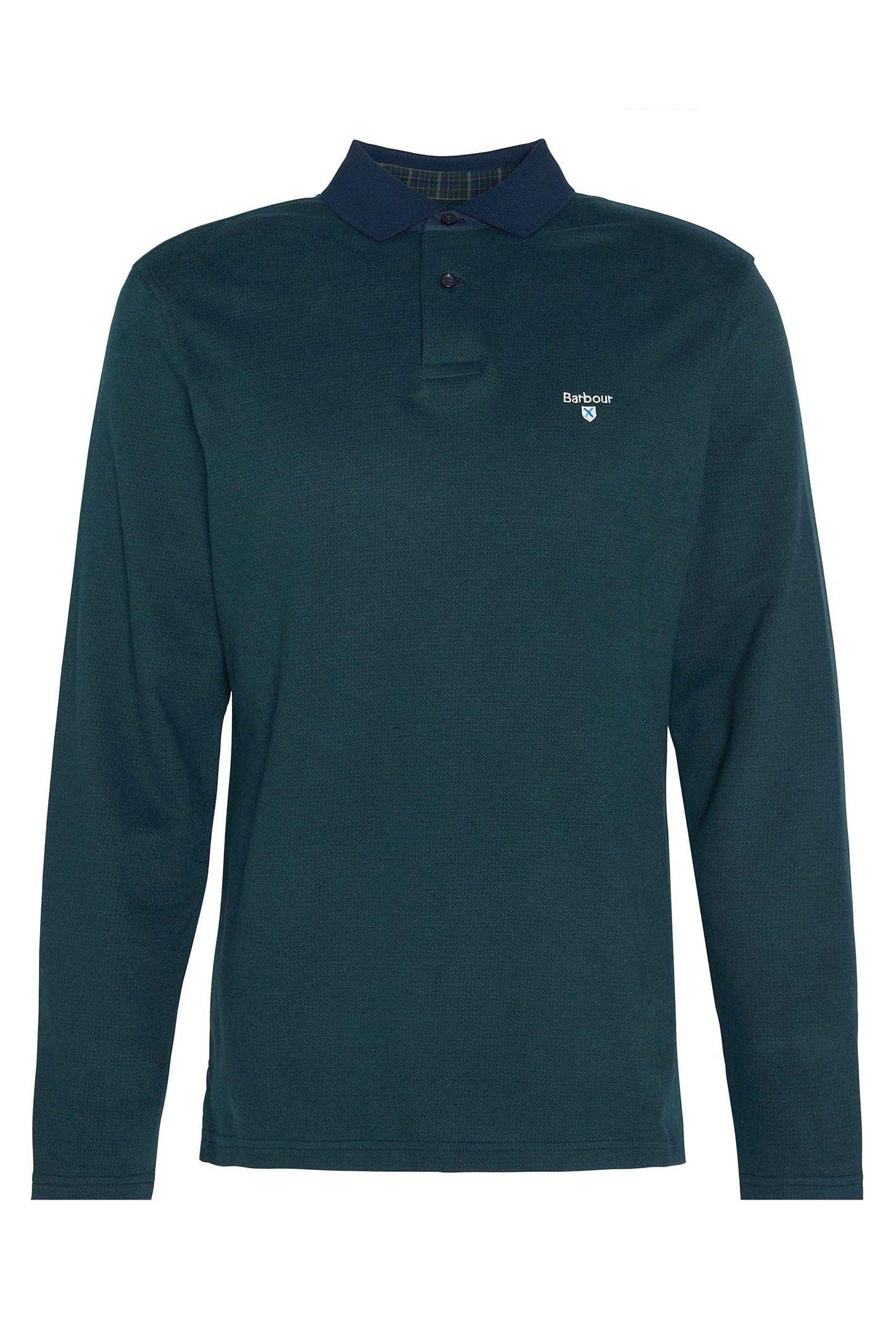 Walkford Long Sleeve Tailored Polo Shirt - Sapphire Navy - Image 7