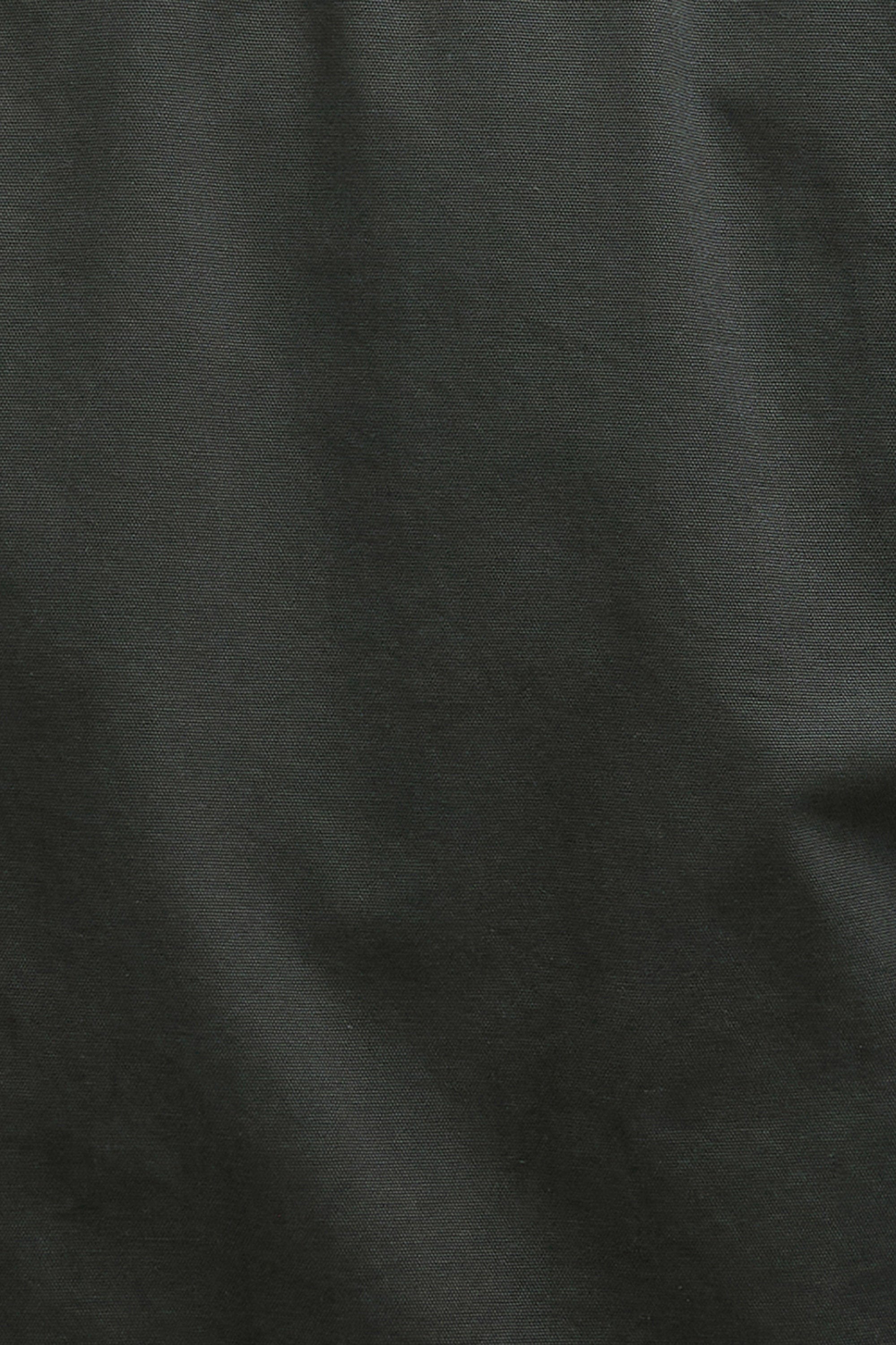 Washed Cotton Tailored Overshirt - Forest - Image 6
