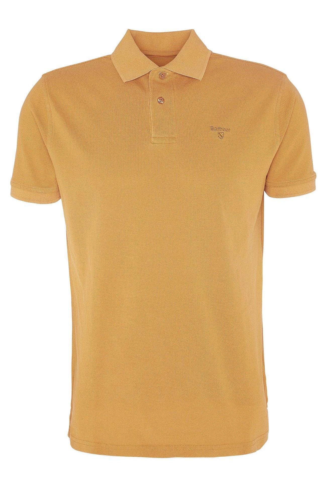 Washed-Out Sports Polo Shirt - Cumin