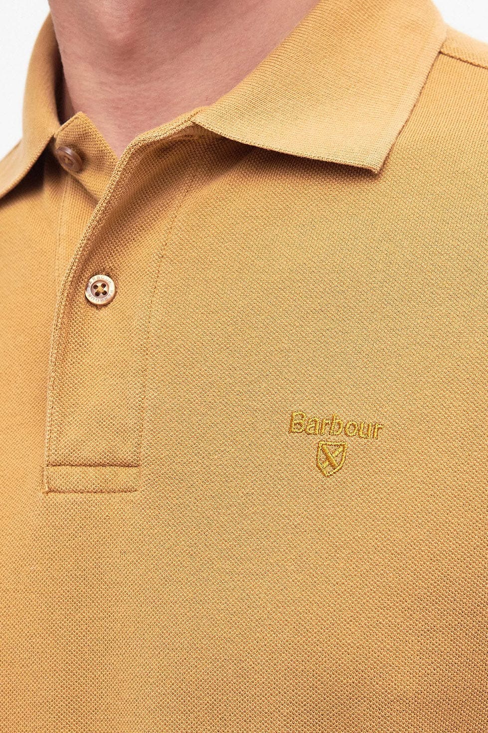 Washed-Out Sports Polo Shirt - Cumin - Image 5