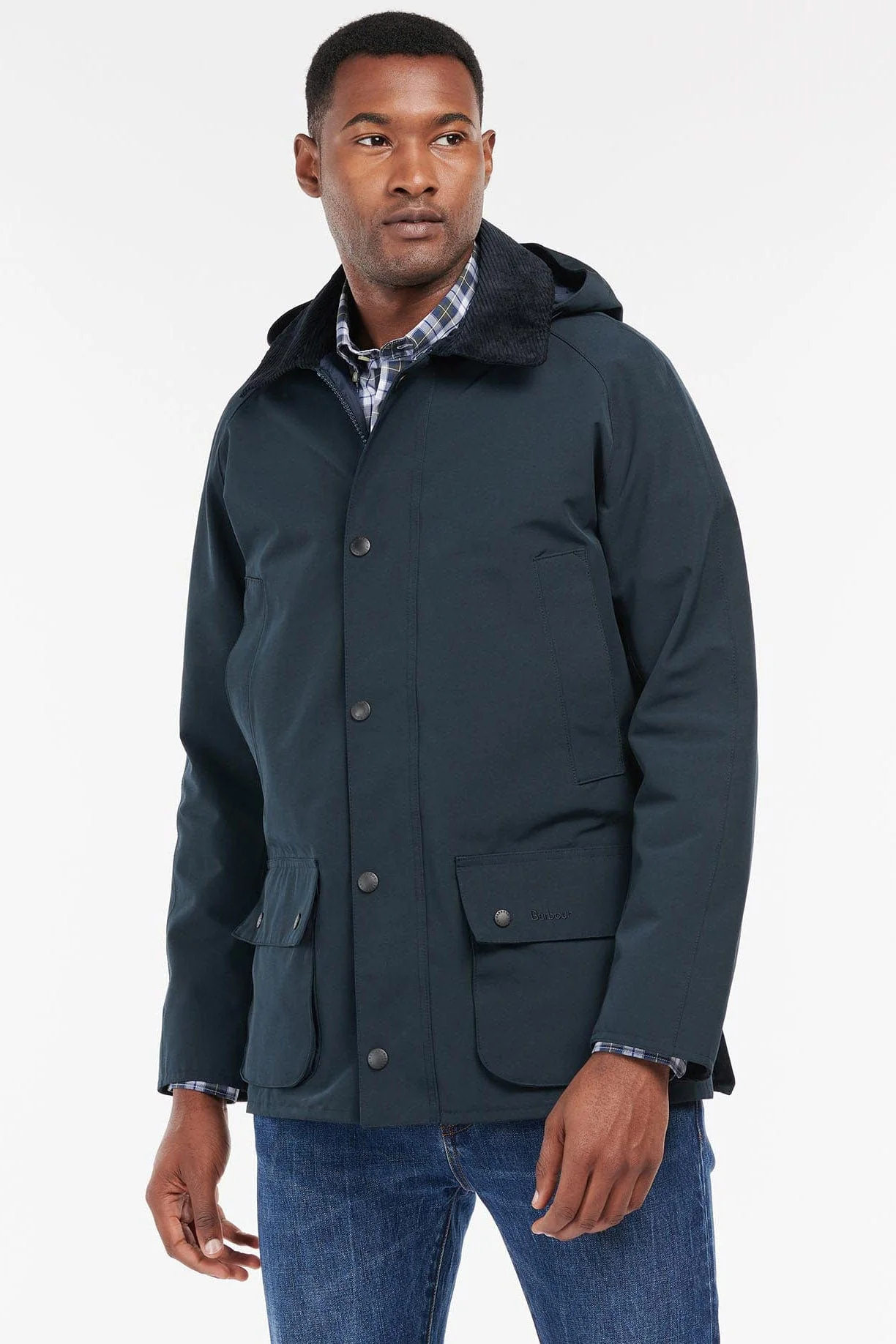 Waterproof Ashby Jacket - Navy/Dress - Image 2