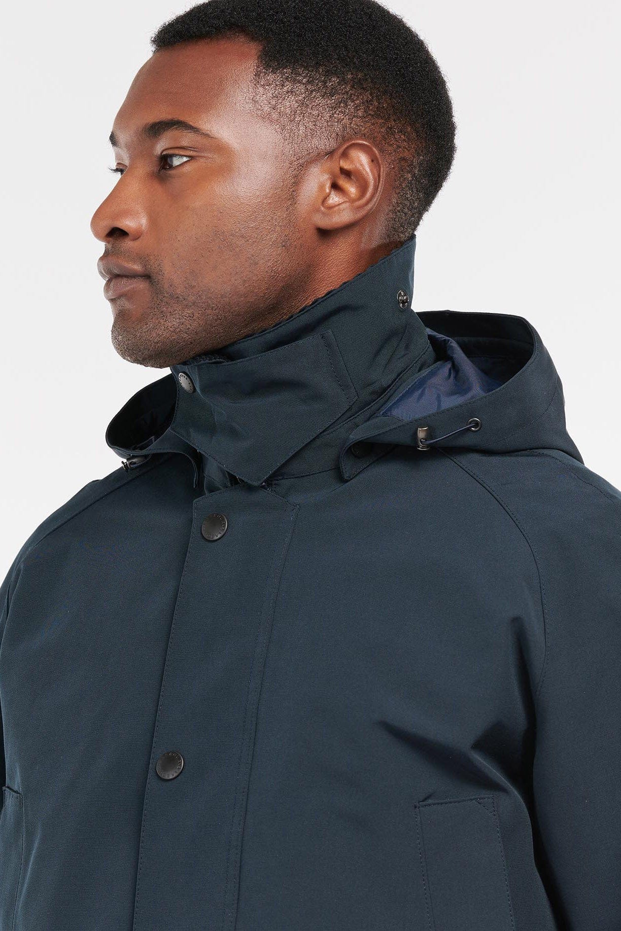 Waterproof Ashby Jacket - Navy/Dress - Image 4
