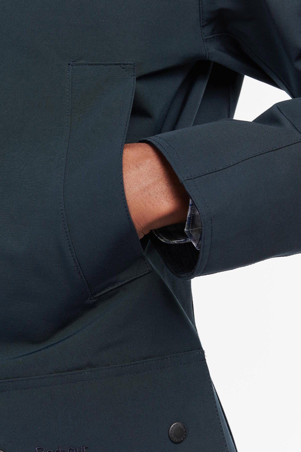Waterproof Ashby Jacket - Navy/Dress - Image 5