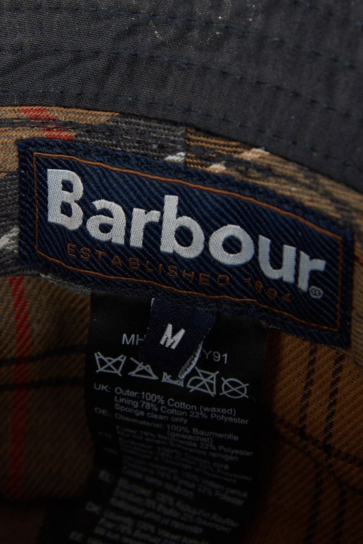 Wax Bucket Hat - Navy - Image 3