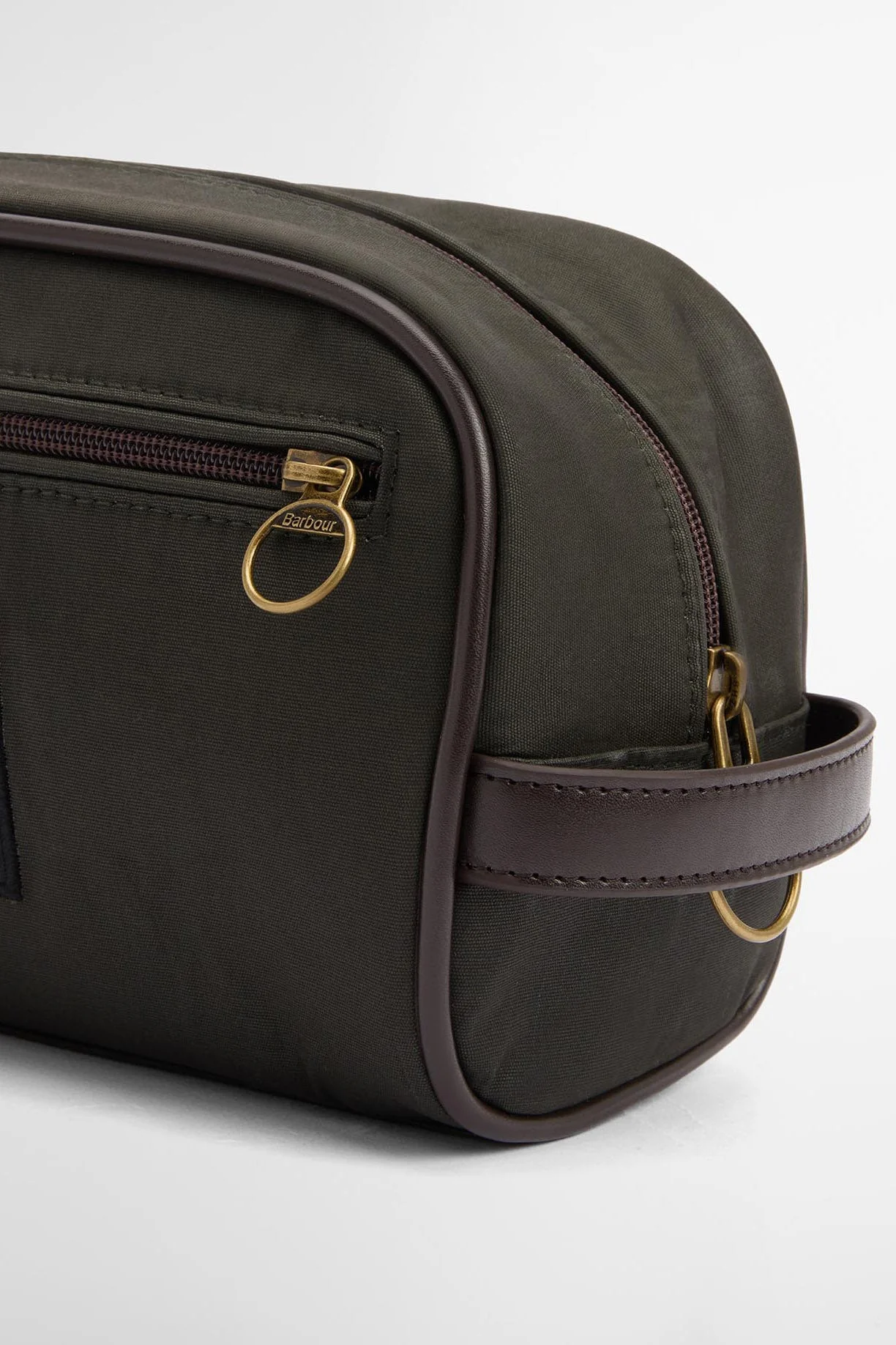 Wax Washbag - Olive/Beacon - Image 6