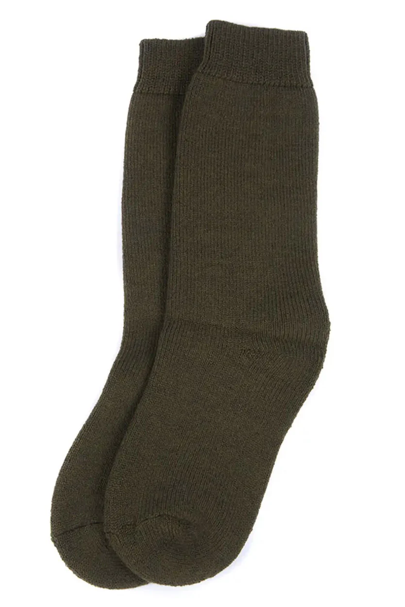Wellington Calf Socks - Olive Green