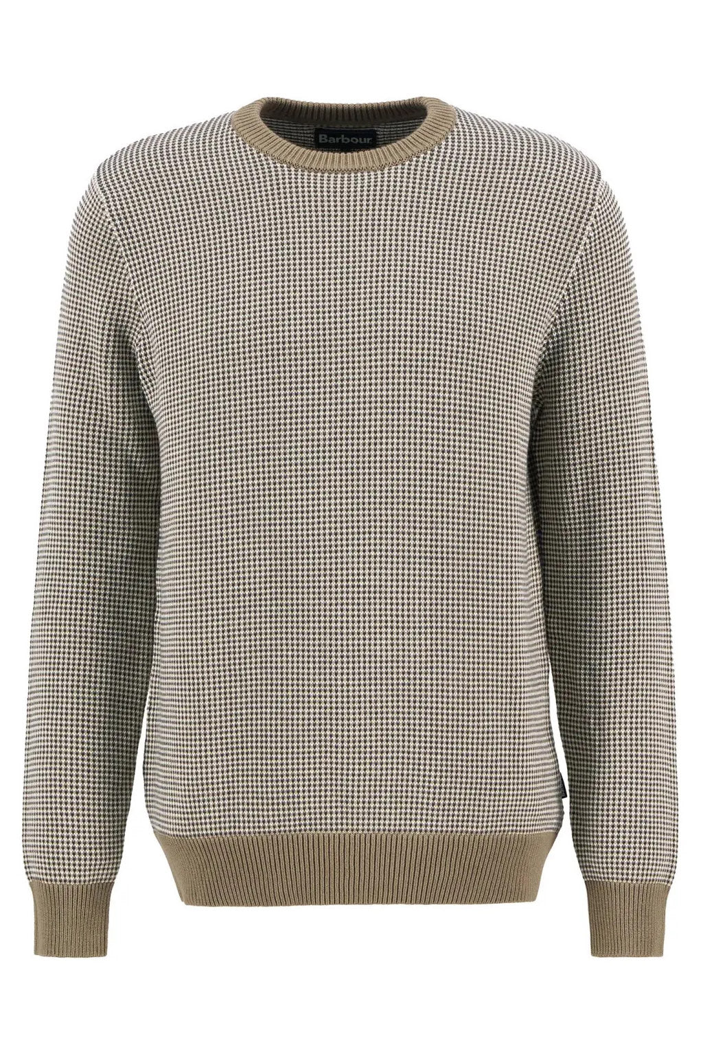 Wells Crew Neck Jumper - Washed Stone