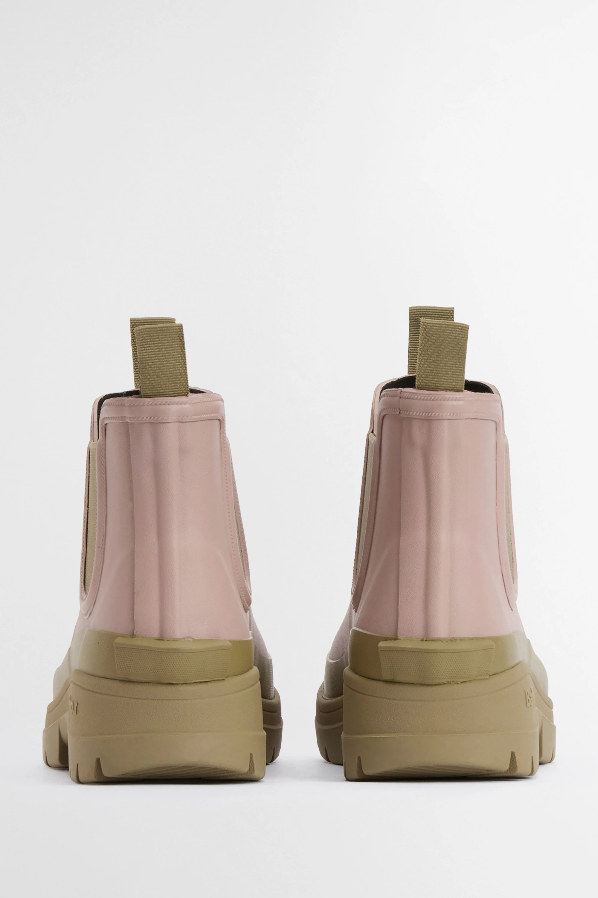 Womens Nimbus Chelsea Wellington Boots - Gardenia Pink/Bleached Olive - Image 4