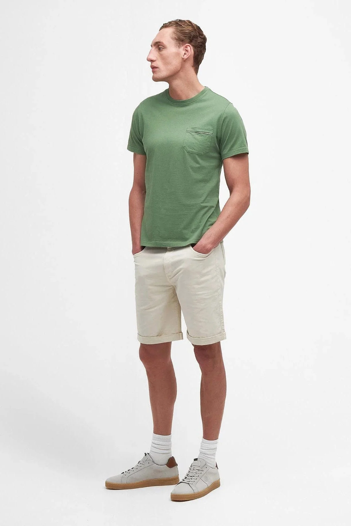 Woodchurch T-Shirt - Pea Green - Image 6
