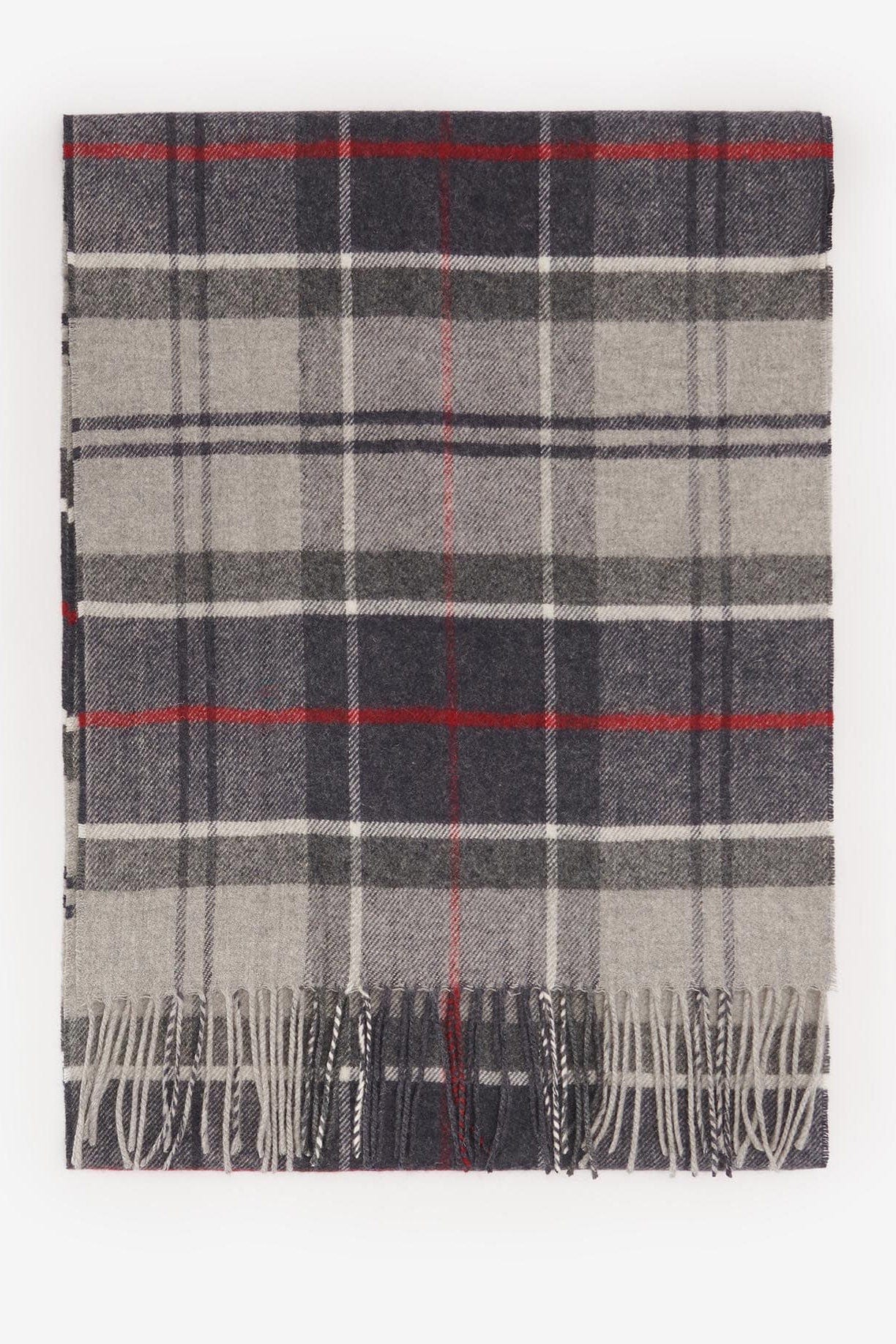 Yaxley Tartan Scarf - Blue Granite - Image 4