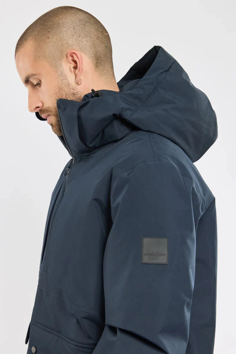 Hardwood Waterproof Parka Jacket - Navy - Image 3