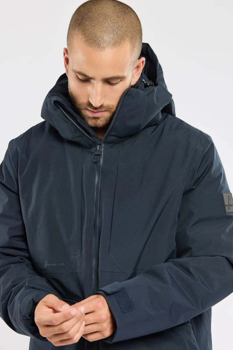 Hardwood Waterproof Parka Jacket - Navy - Image 4
