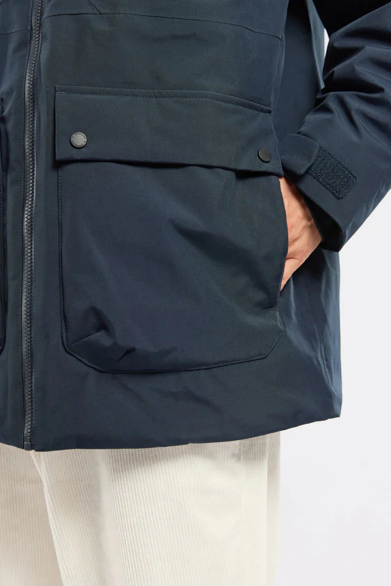 Hardwood Waterproof Parka Jacket - Navy - Image 6