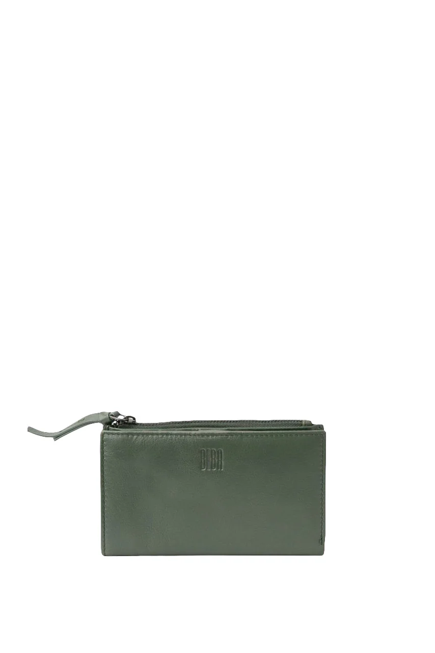 Valley Leather Purse - Dark Green