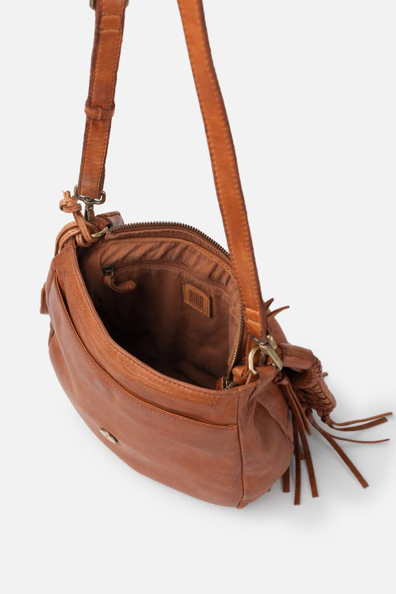 Varney Fringe Flap Bag - Tan - Image 3