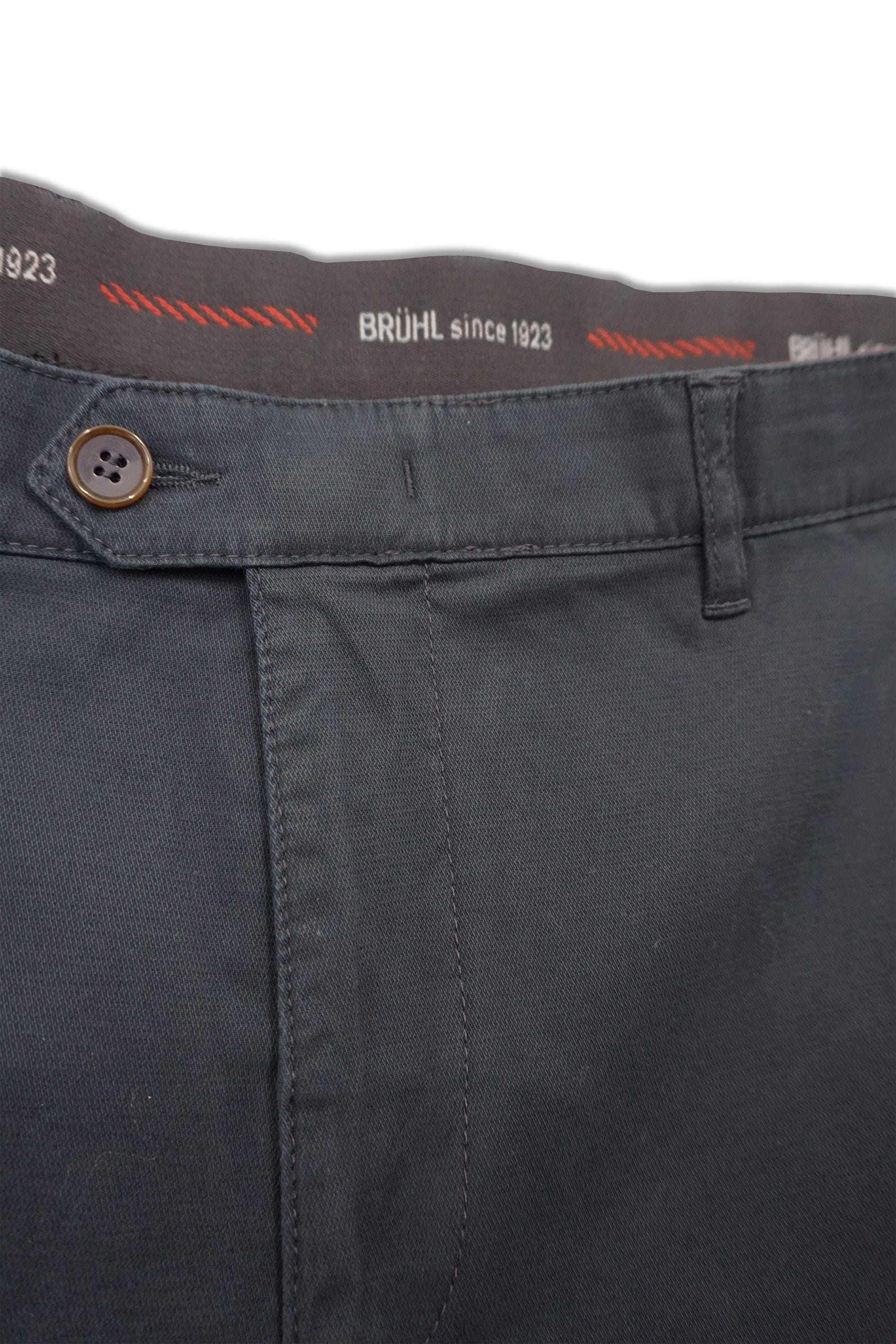Parma B Stretch Cotton Chinos - Marine - Image 2