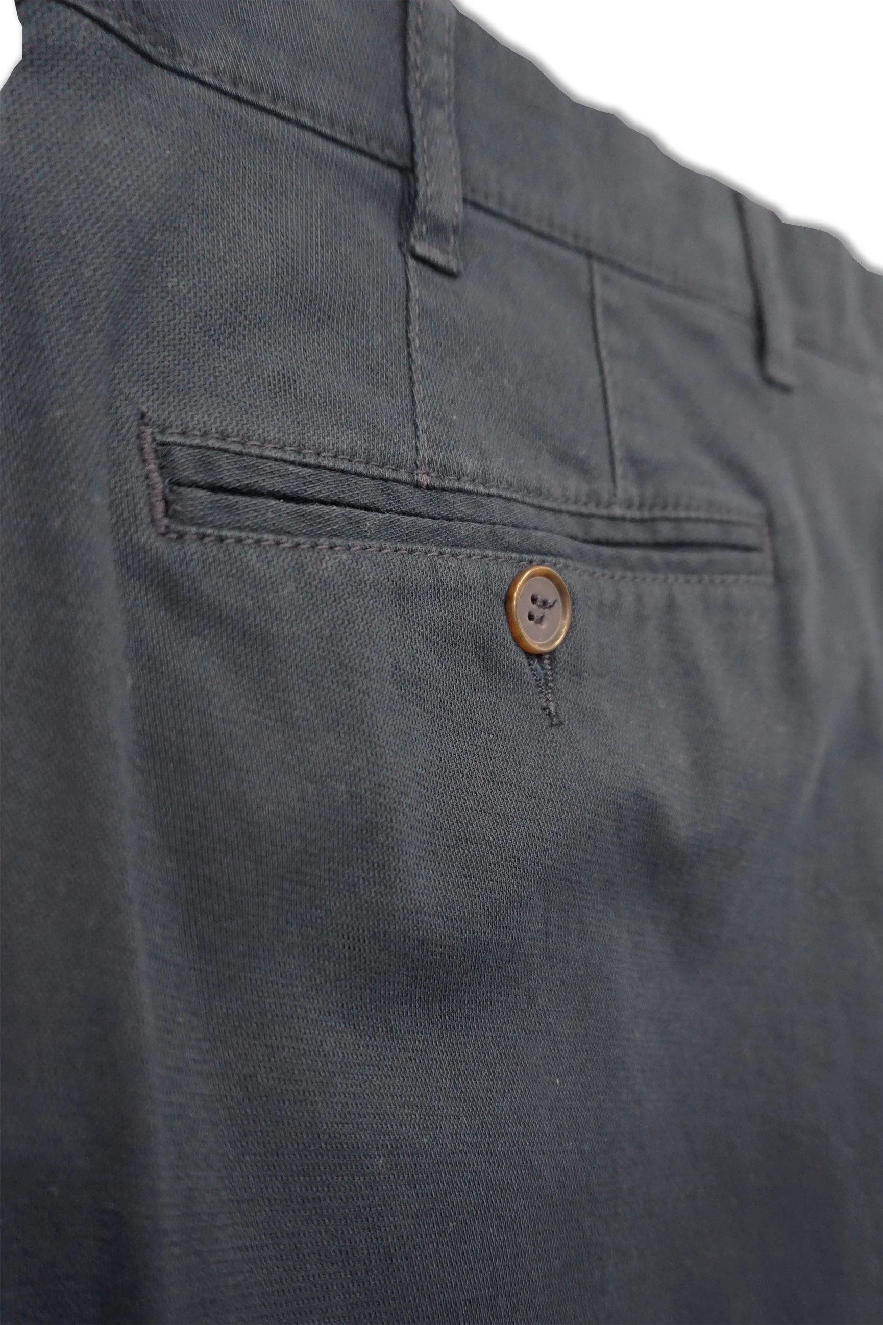 Parma B Stretch Cotton Chinos - Marine - Image 3