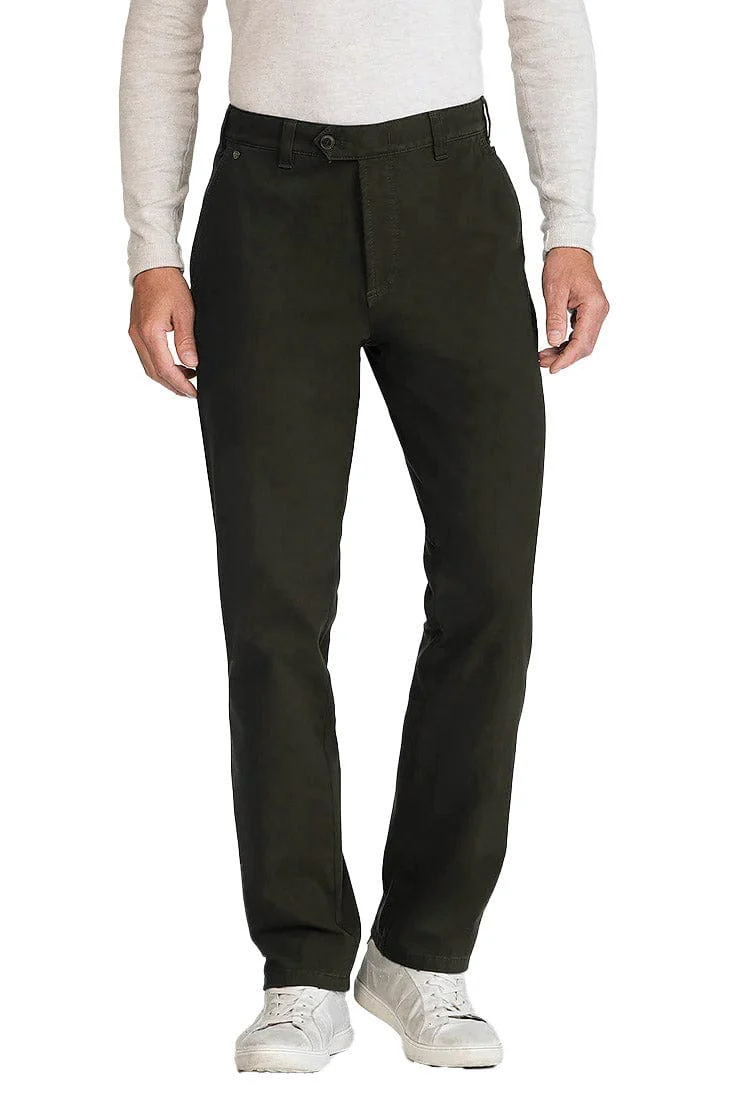 Venice B Turn Cotton Stretch Chinos - Khaki
