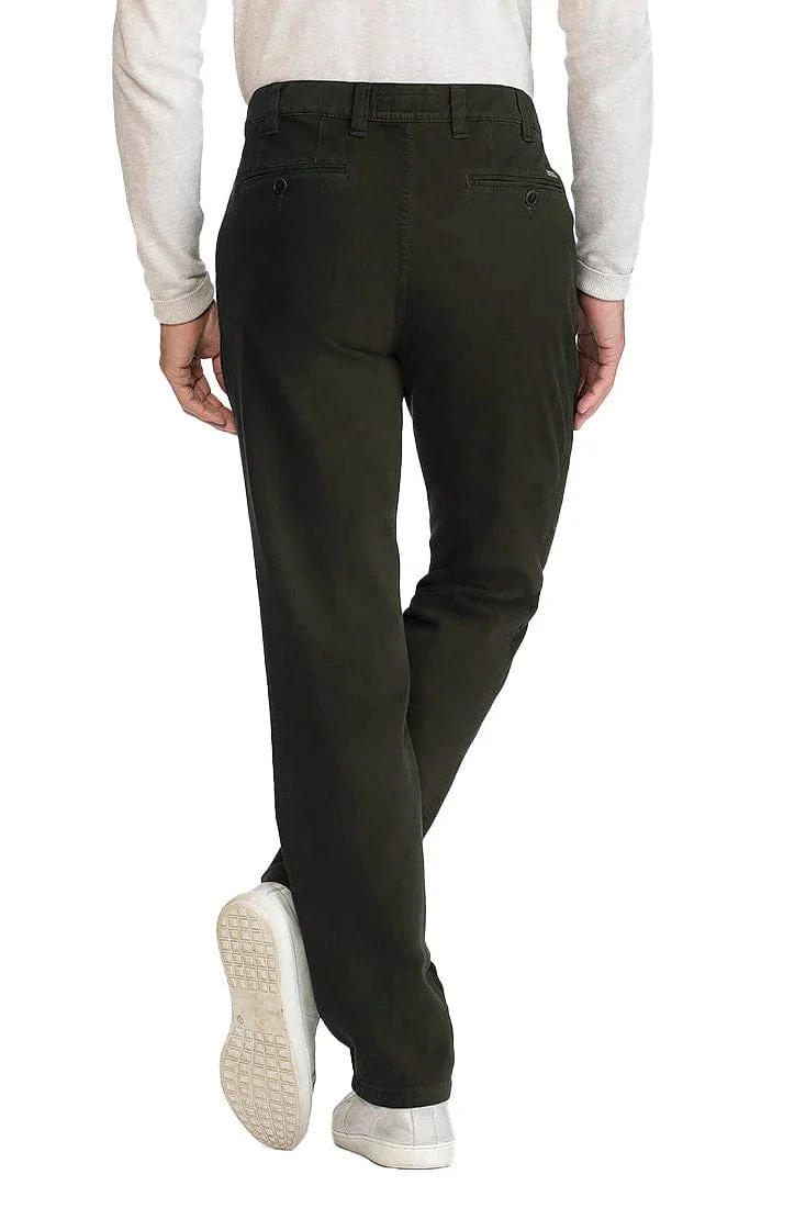 Venice B Turn Cotton Stretch Chinos - Khaki - Image 2