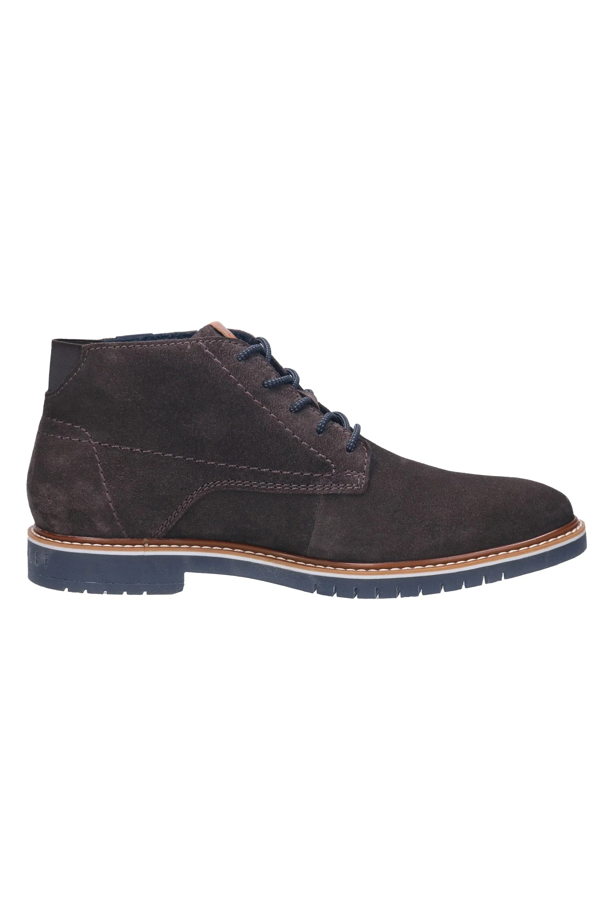 Caj Suede Ankle Boots - Dark Grey