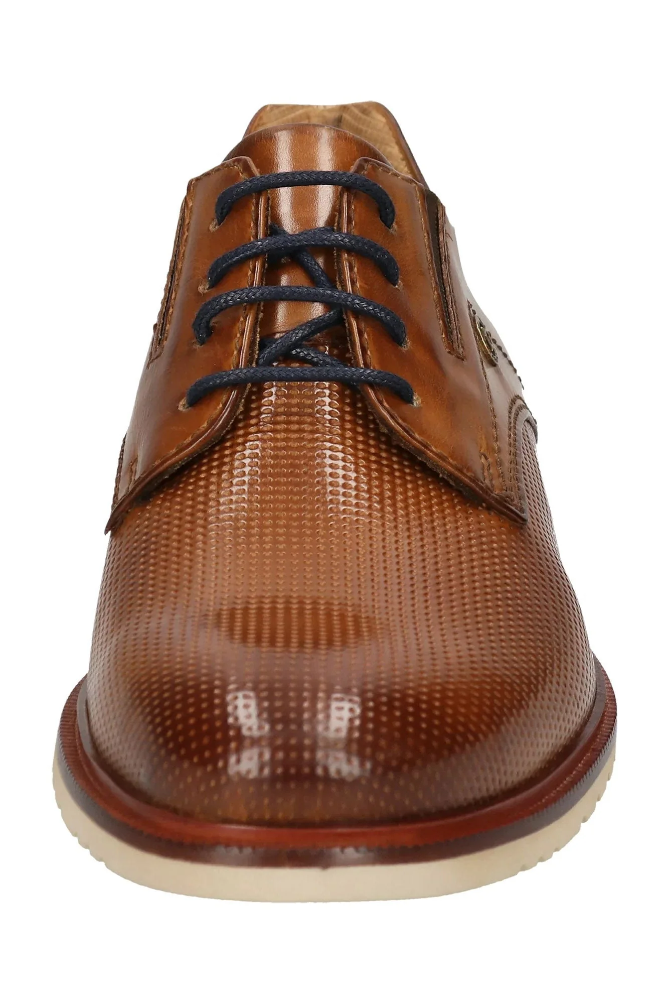 Caleo ExKo Comfort Wide Leather Shoes - Cognac - Image 4