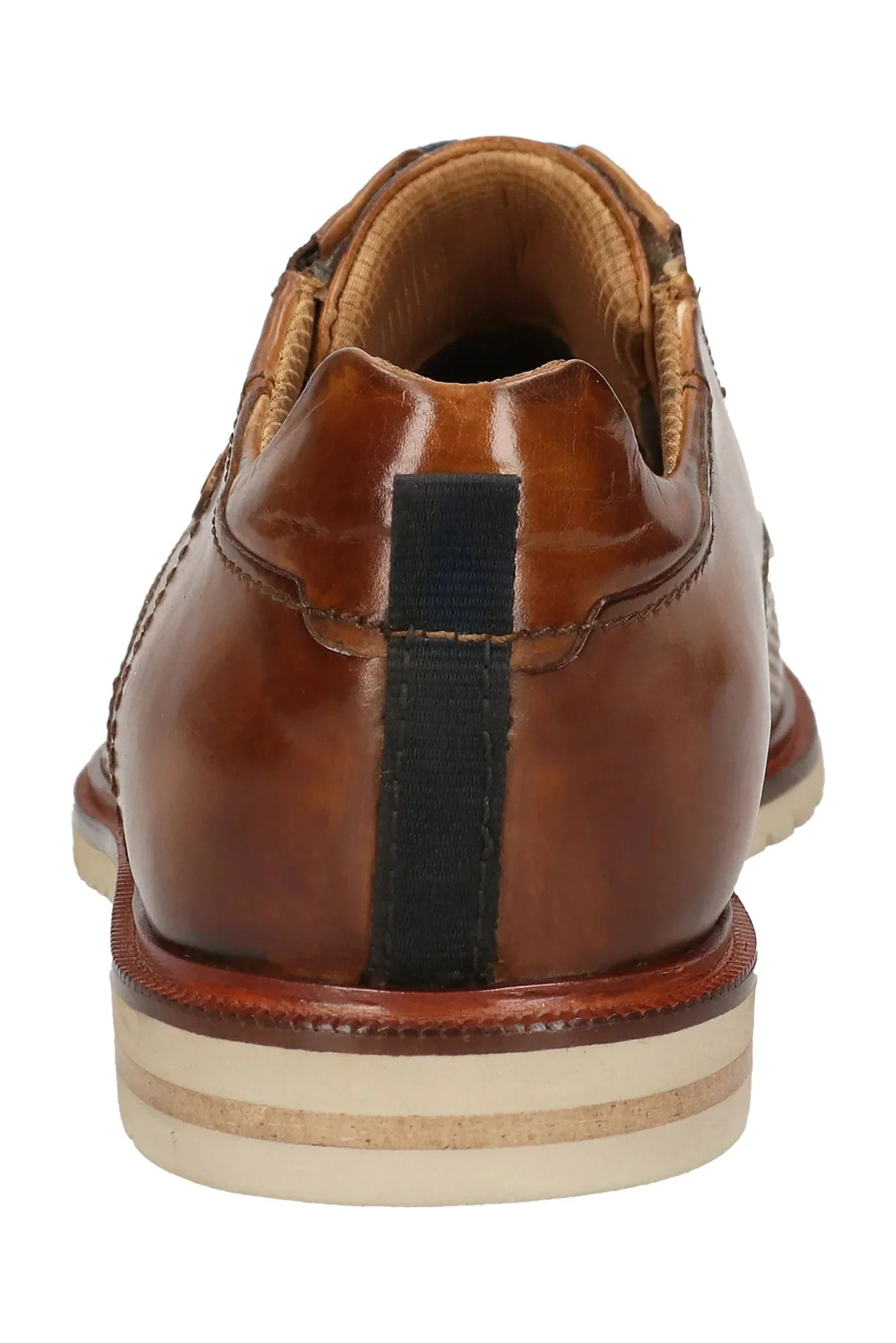 Caleo ExKo Comfort Wide Leather Shoes - Cognac - Image 6