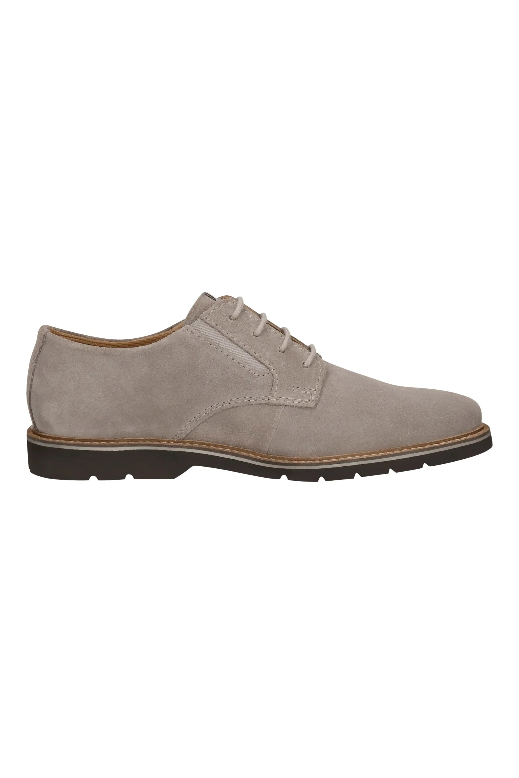 Casimiro Comfort Wide Slip-On Suede Leather Shoes - Taupe - Image 2