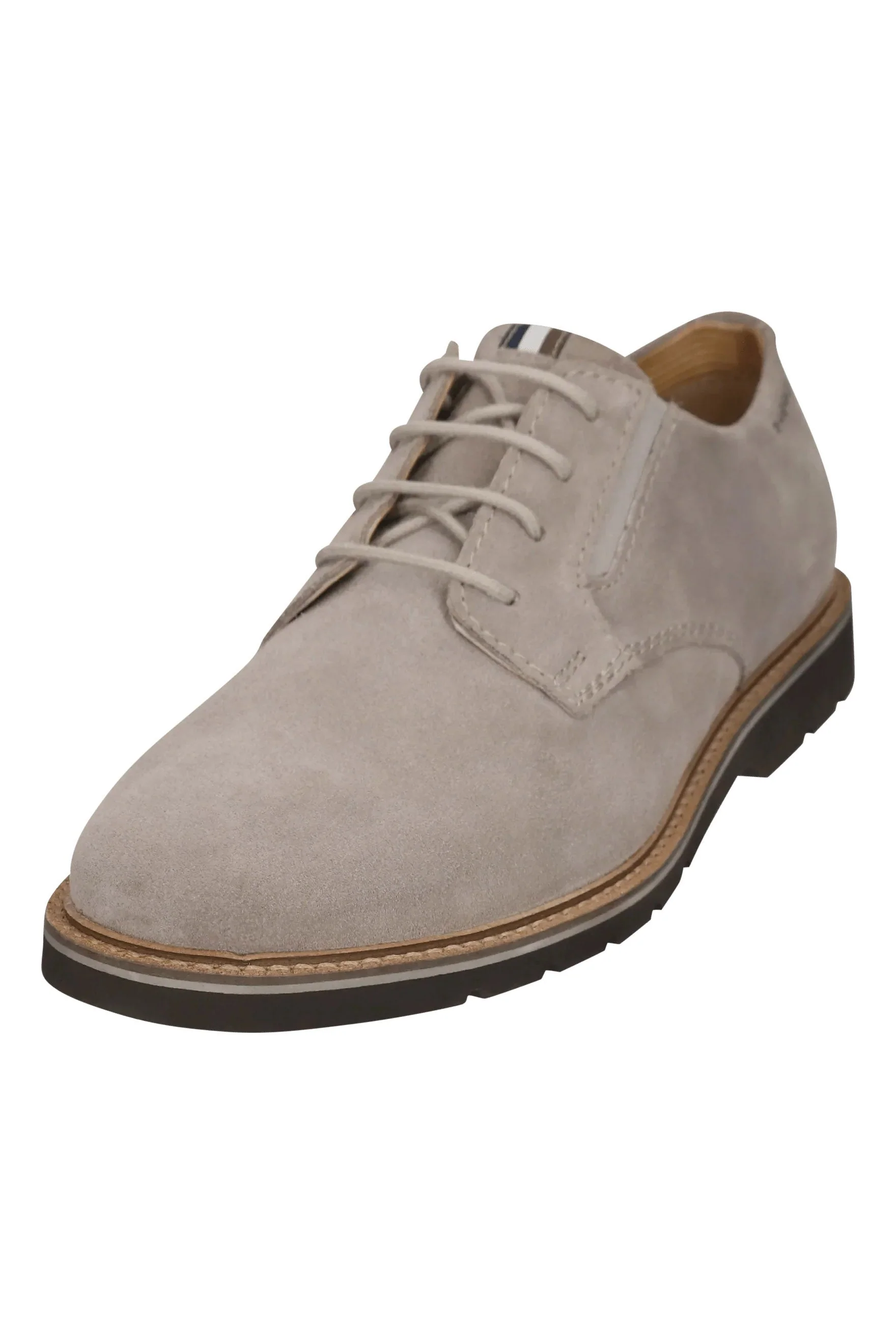 Casimiro Comfort Wide Slip-On Suede Leather Shoes - Taupe - Image 6