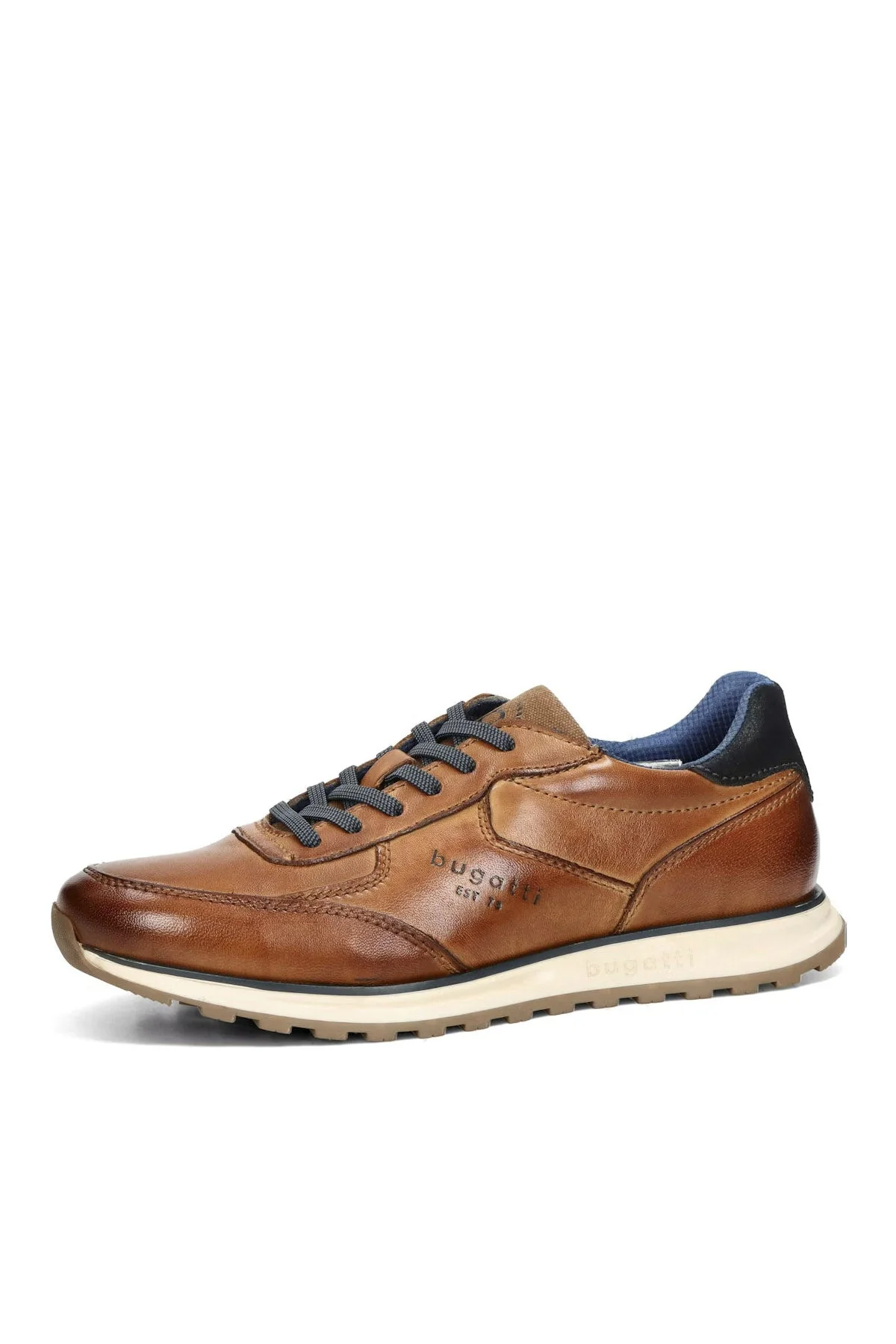 Cirino Leather Trainers - Cognac Brown - Image 4
