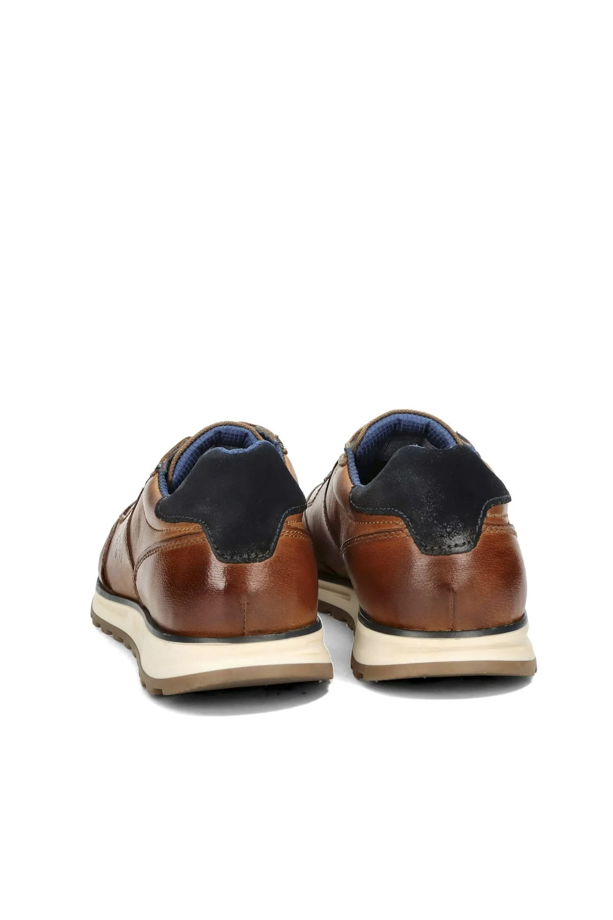 Cirino Leather Trainers - Cognac Brown - Image 5