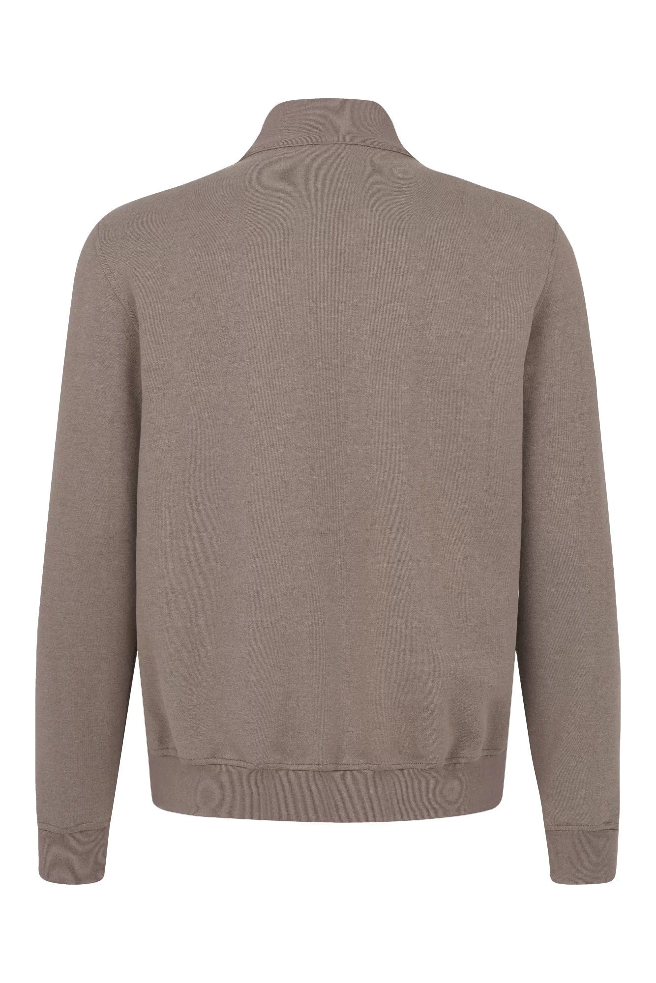 Dynamic Quilted Front Knitted Back Jacket - Beige - Image 2