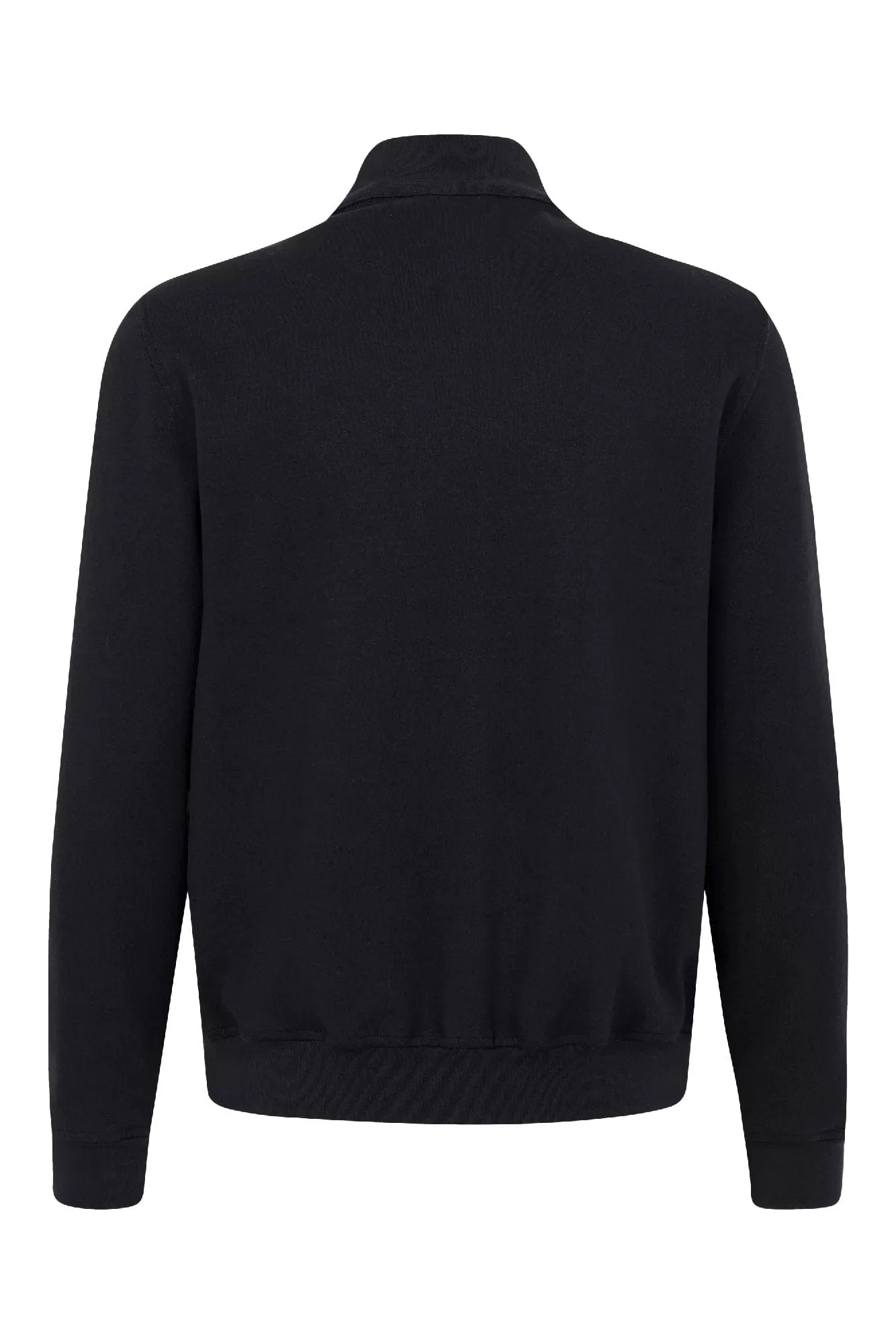 Dynamic Quilted Front Knitted Back Jacket - Navy - Image 3