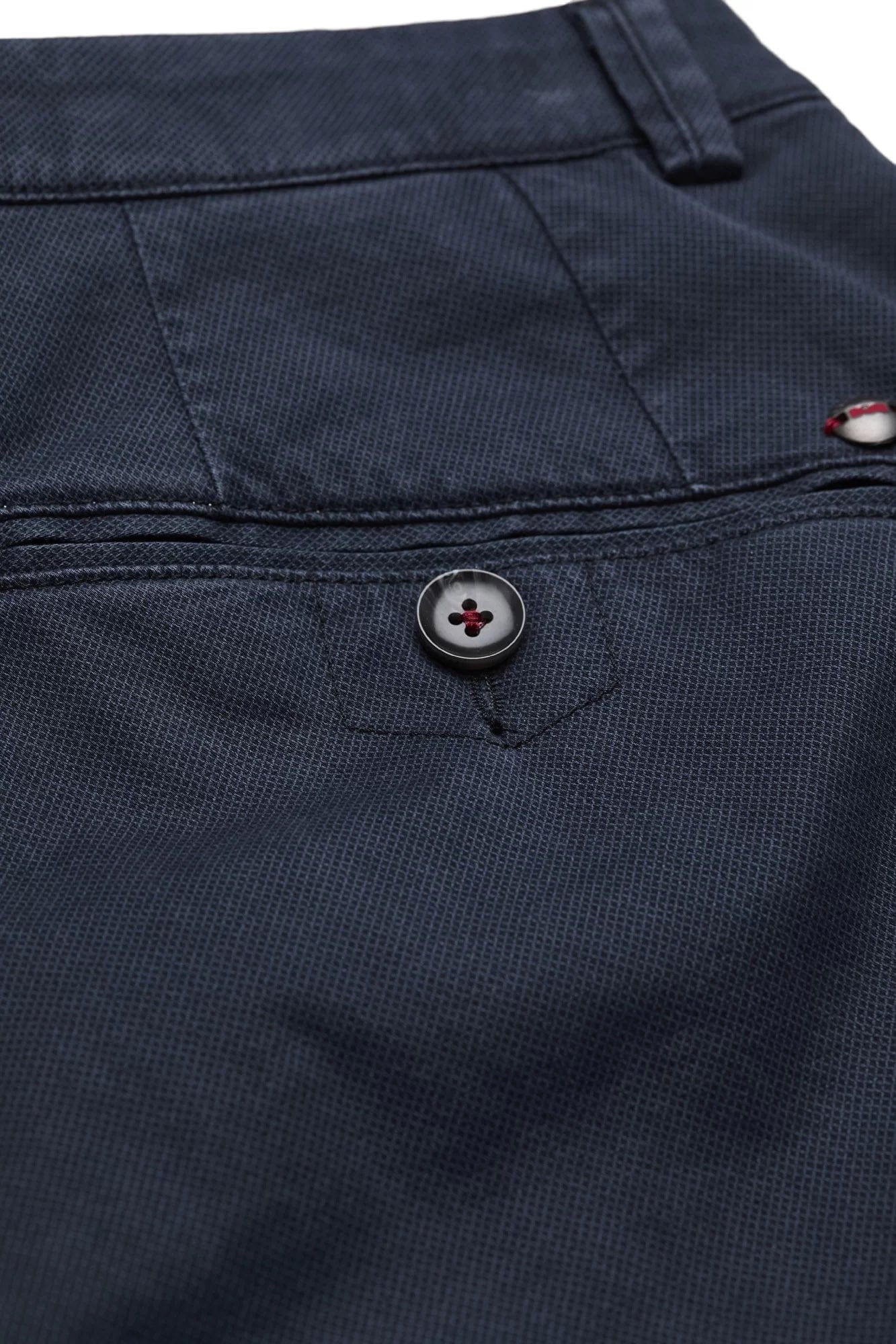 Flexcity Regular Fit Casual Chinos - Navy - Image 3