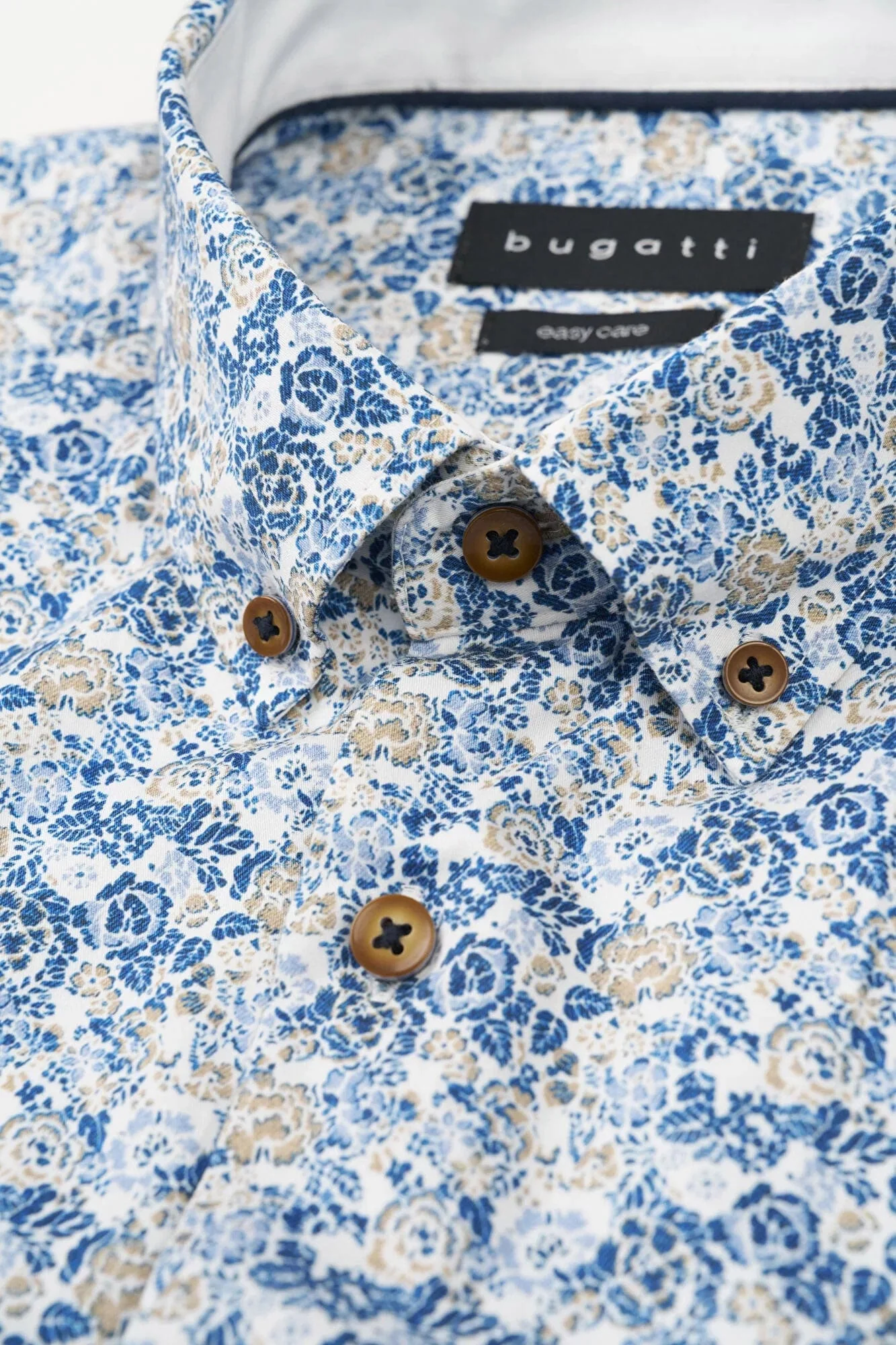 Floral Long Sleeve Shirt - Navy - Image 2