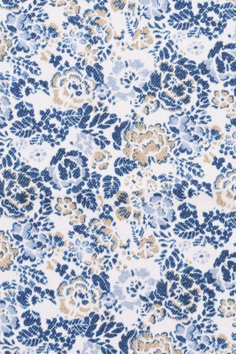 Floral Long Sleeve Shirt - Navy - Image 4