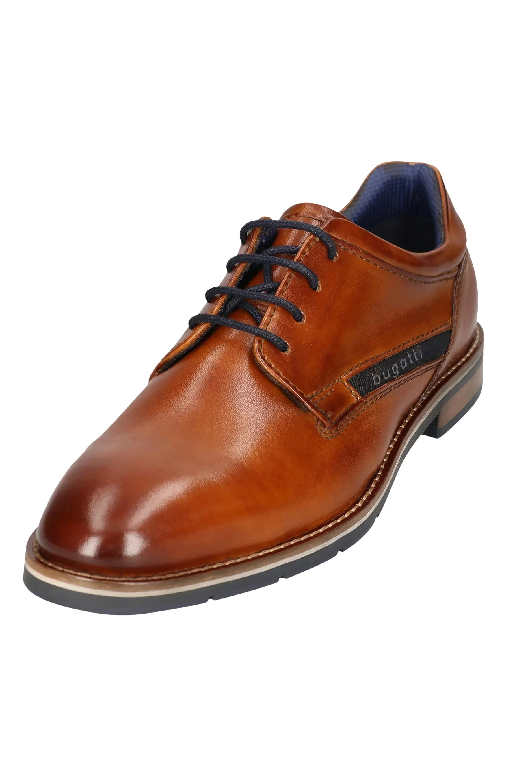 Laziano Comfort Leather Shoes - Cognac - Image 2
