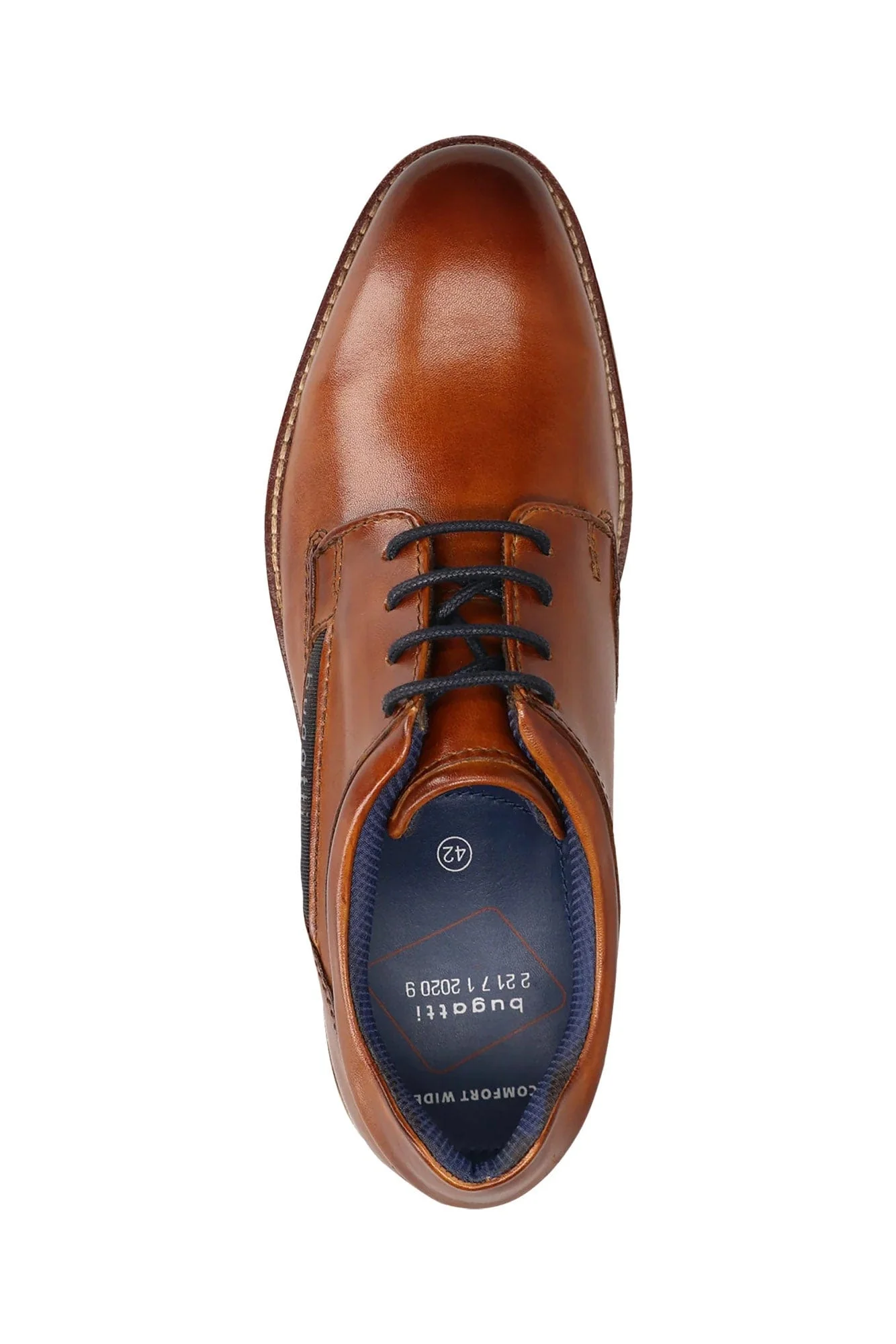 Laziano Comfort Leather Shoes - Cognac - Image 3