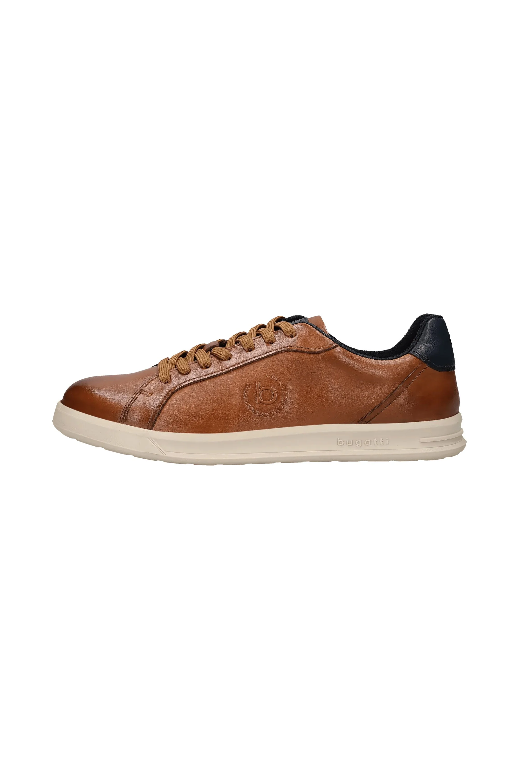 Leather Trainer - Cognac