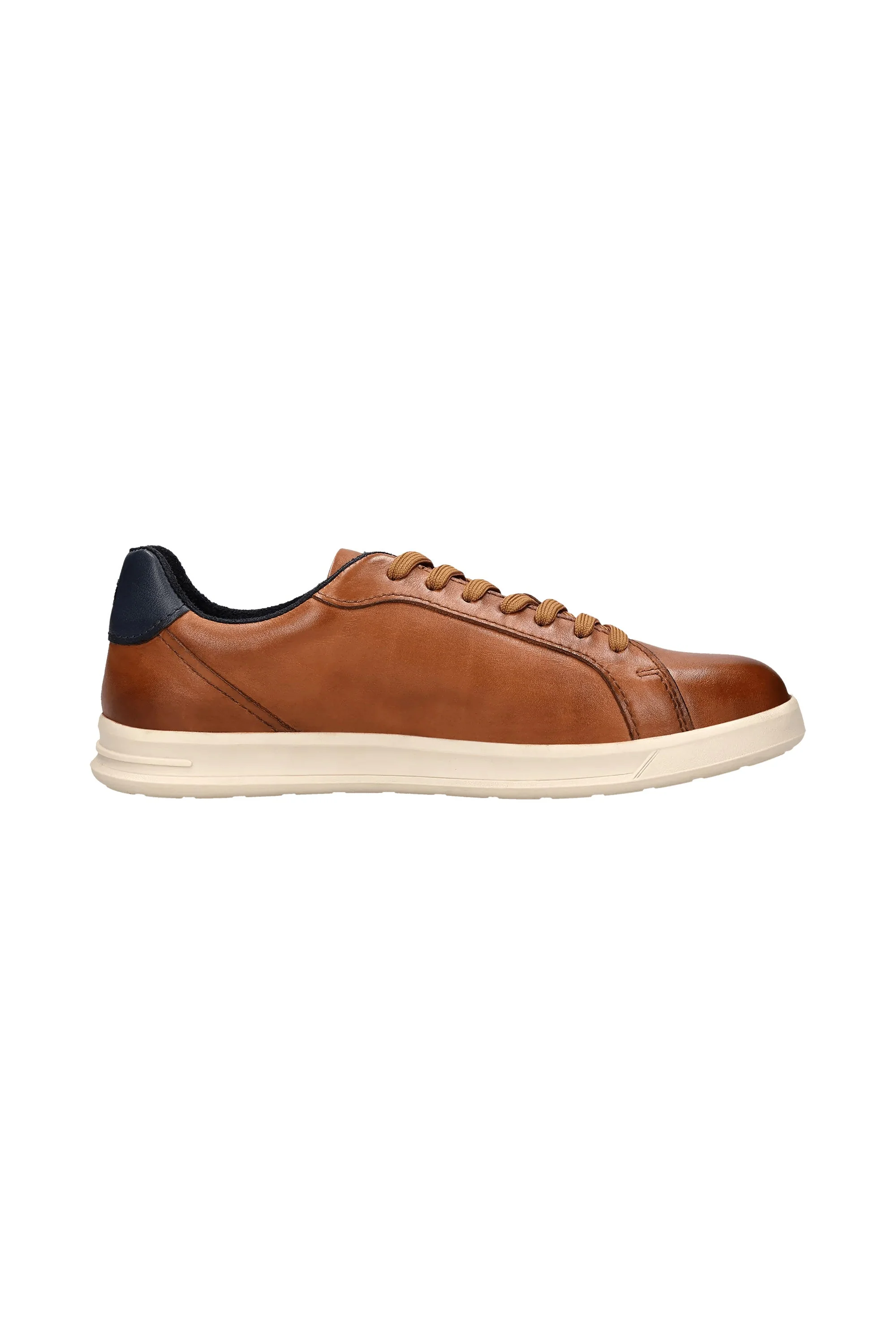 Leather Trainer - Cognac - Image 2
