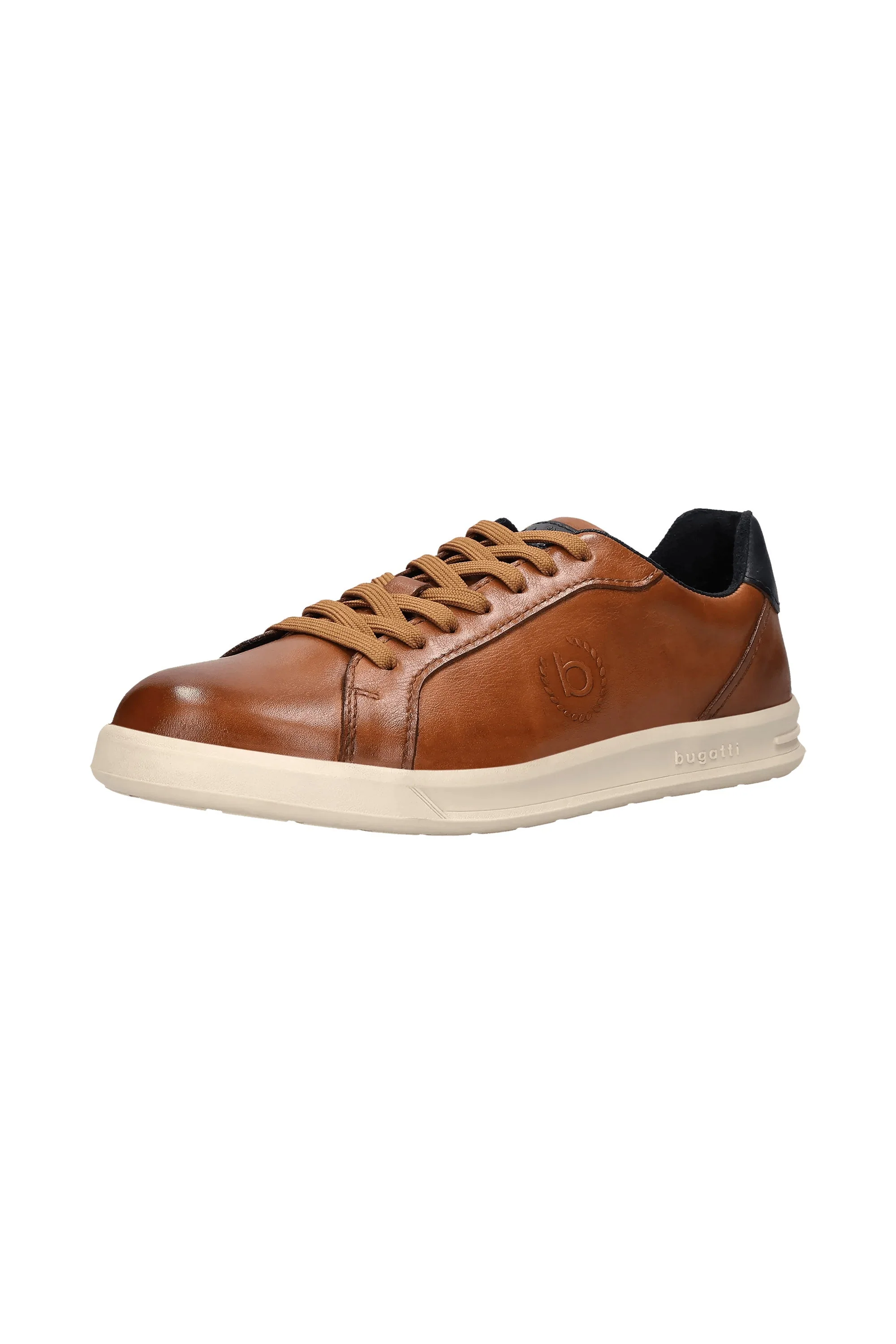 Leather Trainer - Cognac - Image 3